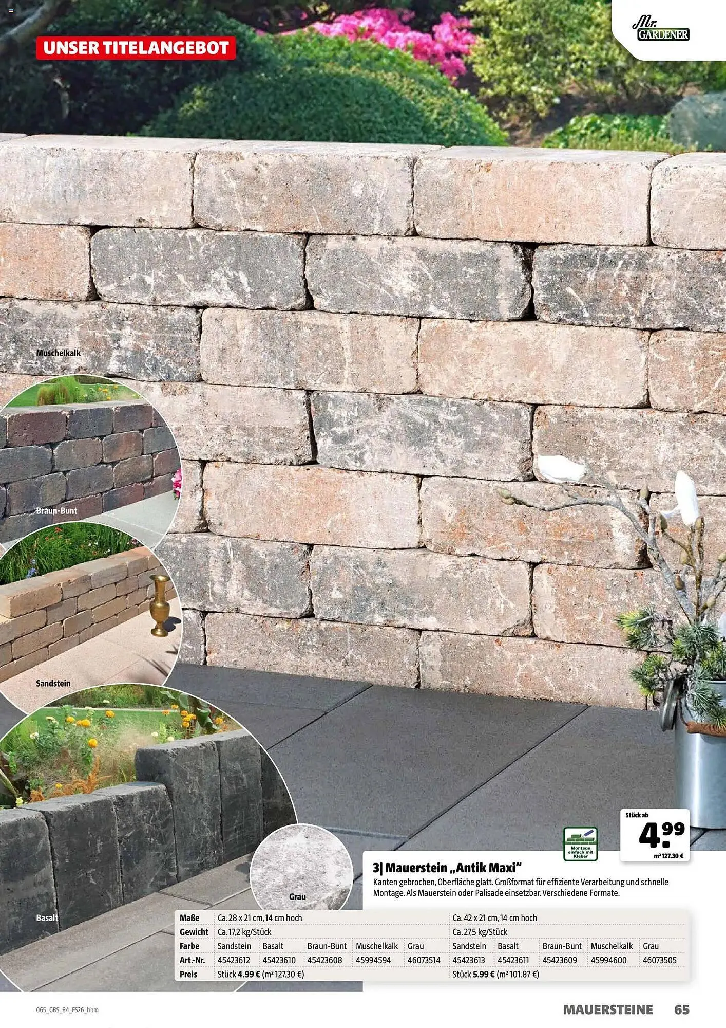 Hagebau Prospekt von 2. März bis 31. Dezember 2026 - Prospekt seite 65