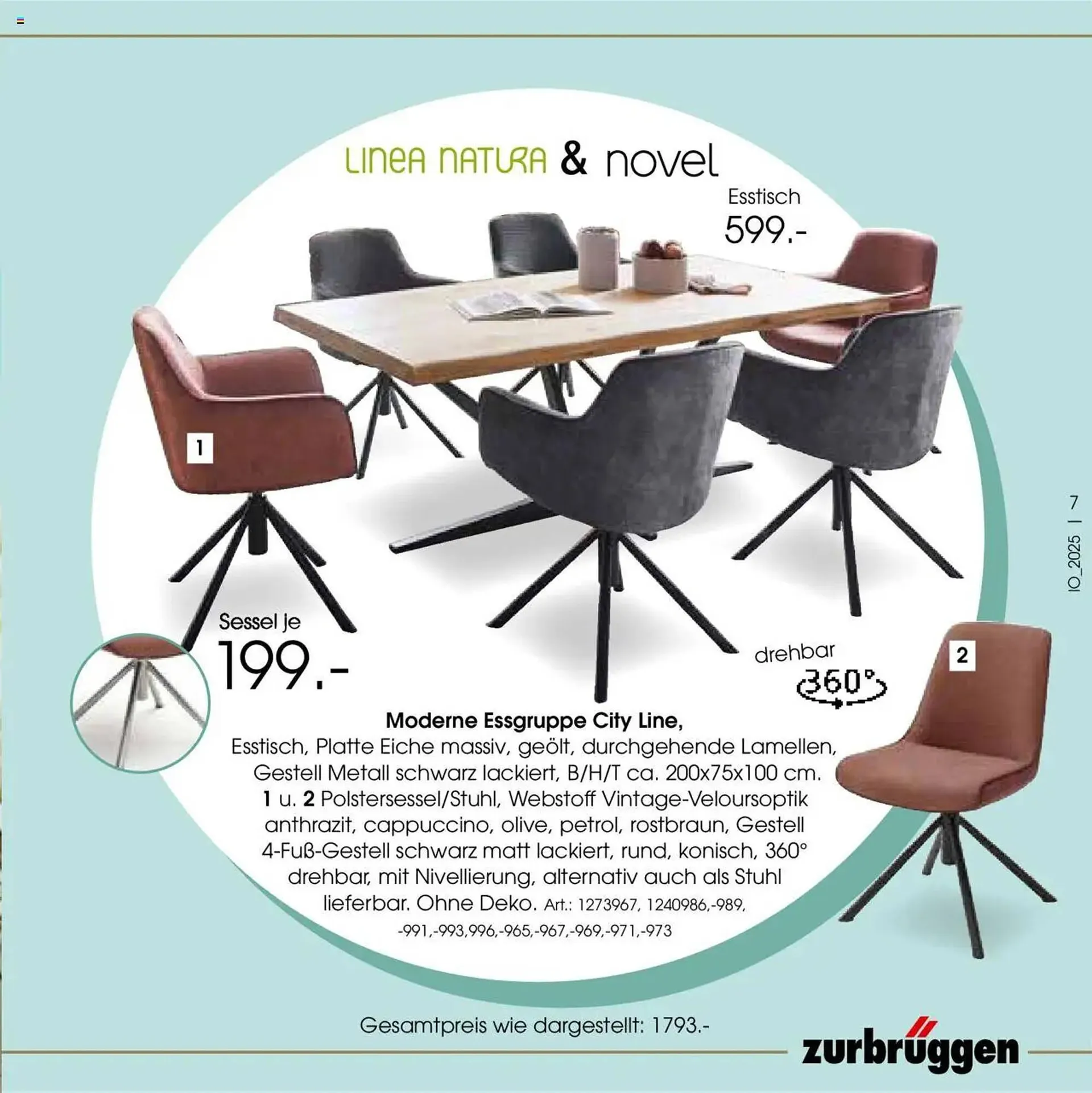 Zurbrüggen Prospekt von 11. April bis 26. April 2025 - Prospekt seite 7