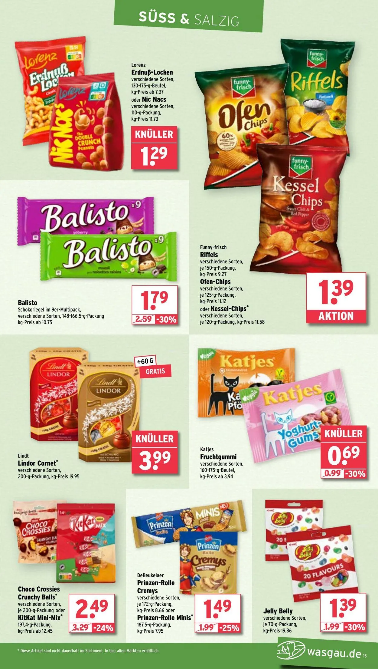 WASGAU Aktueller Prospekt von 20. April bis 4. Mai 2025 - Prospekt seite 15