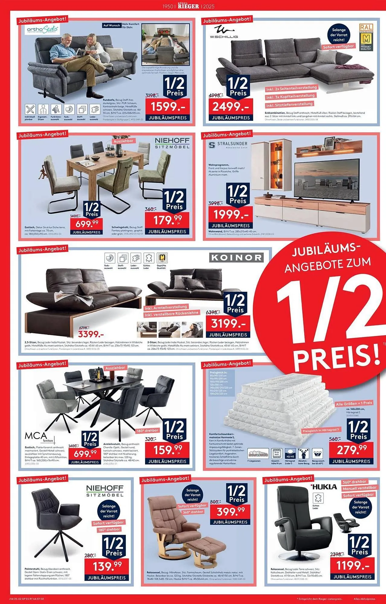 Möbel Rieger Prospekt von 23. April bis 29. April 2025 - Prospekt seite 2