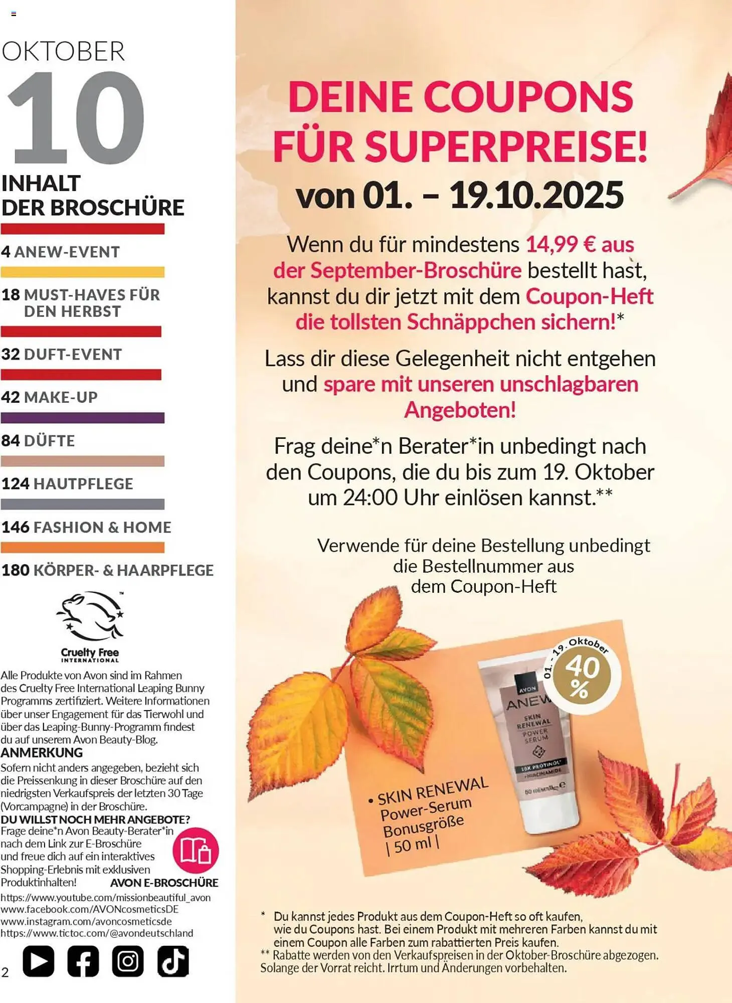 Avon Prospekt von 1. Oktober bis 31. Oktober 2025 - Prospekt seite 4