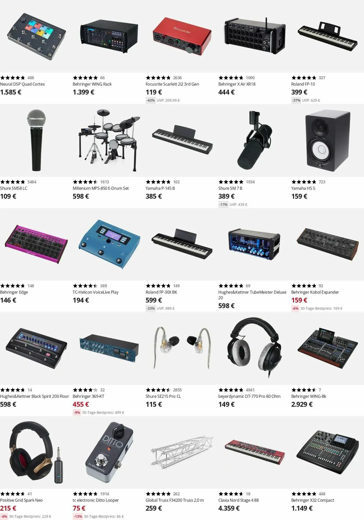 Thomann Aktueller Prospekt von 2. Juni bis 11. Juni 2025 - Prospekt seite 5