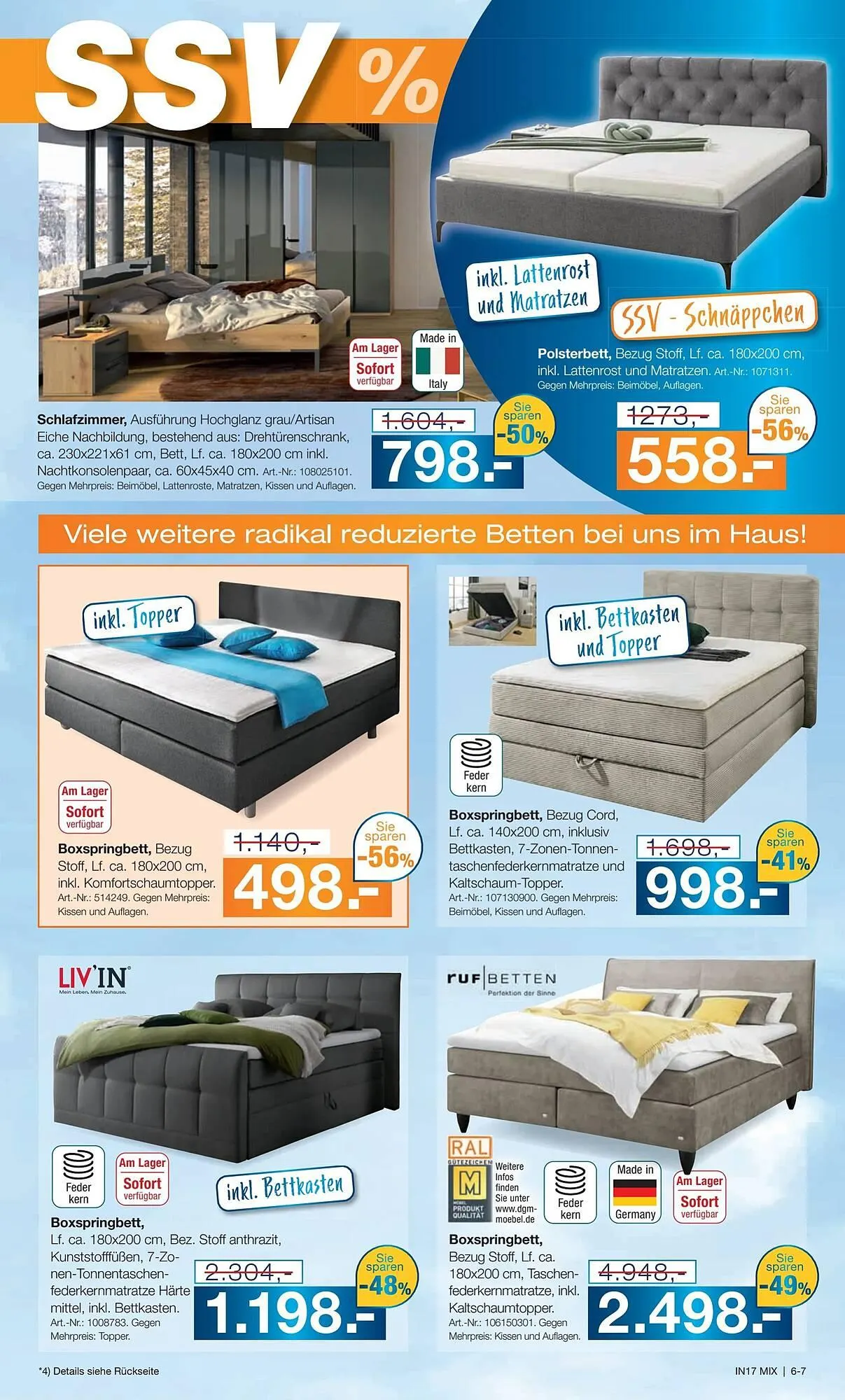 Möbel Inhofer Prospekt von 27. Juni bis 13. Juli 2025 - Prospekt seite 7