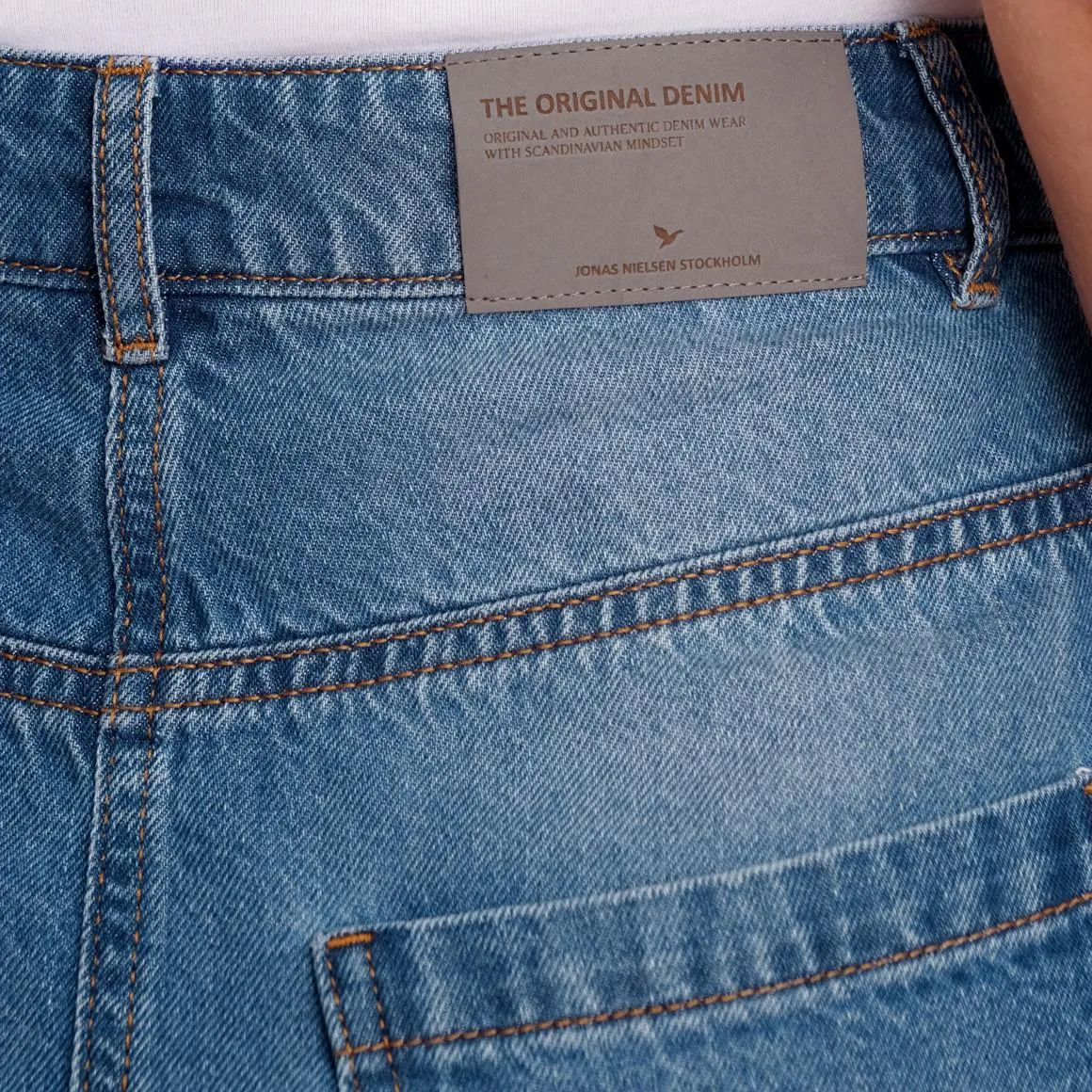 Damen Jeansrock in Denim-Optik
