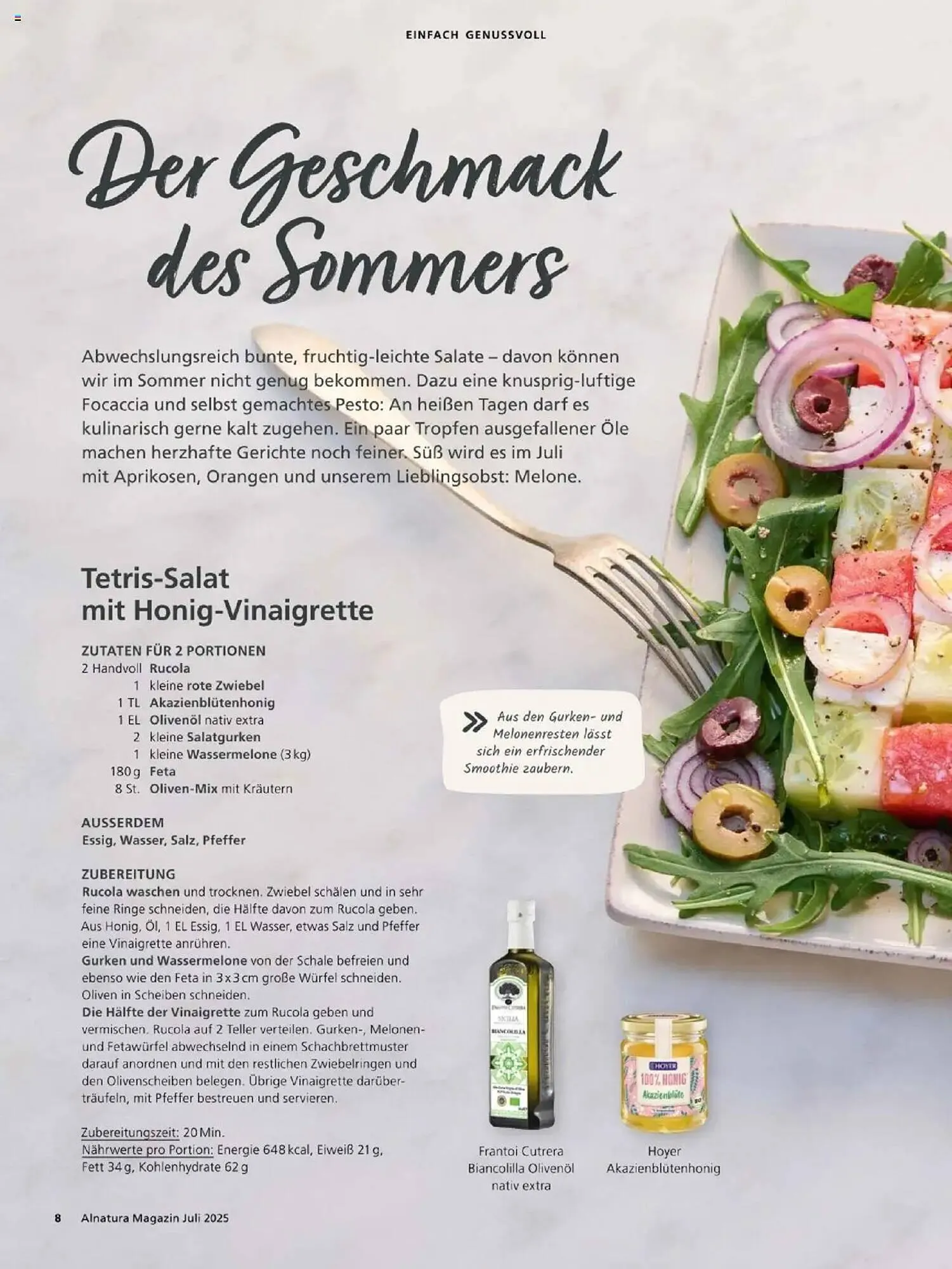 Alnatura Prospekt von 1. Juli bis 31. Juli 2025 - Prospekt seite 8