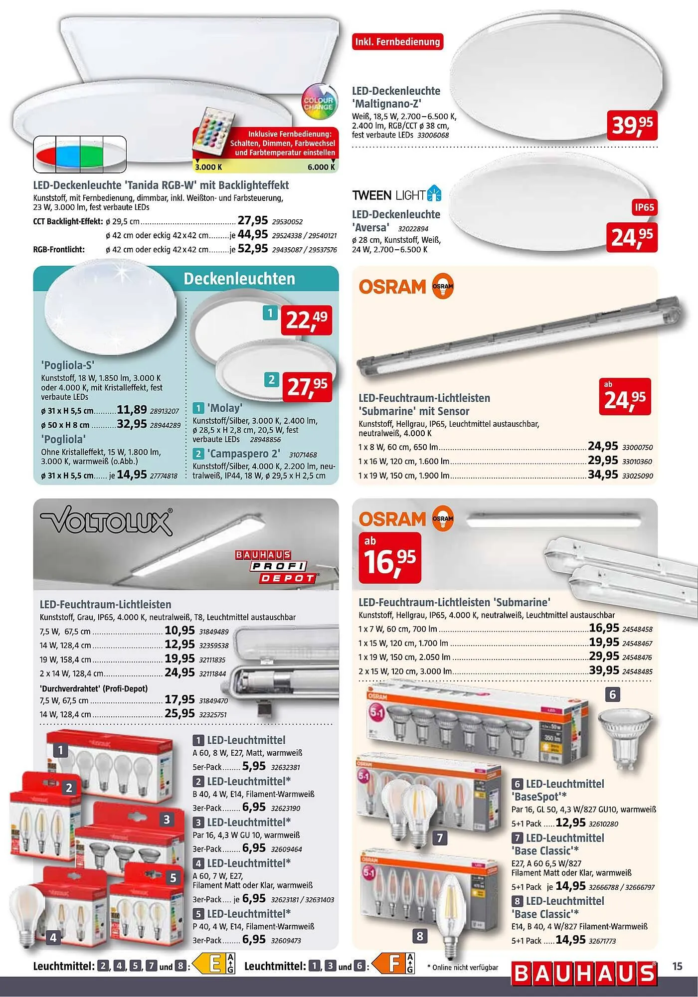 Bauhaus Prospekt von 1. November bis 29. November 2025 - Prospekt seite 15