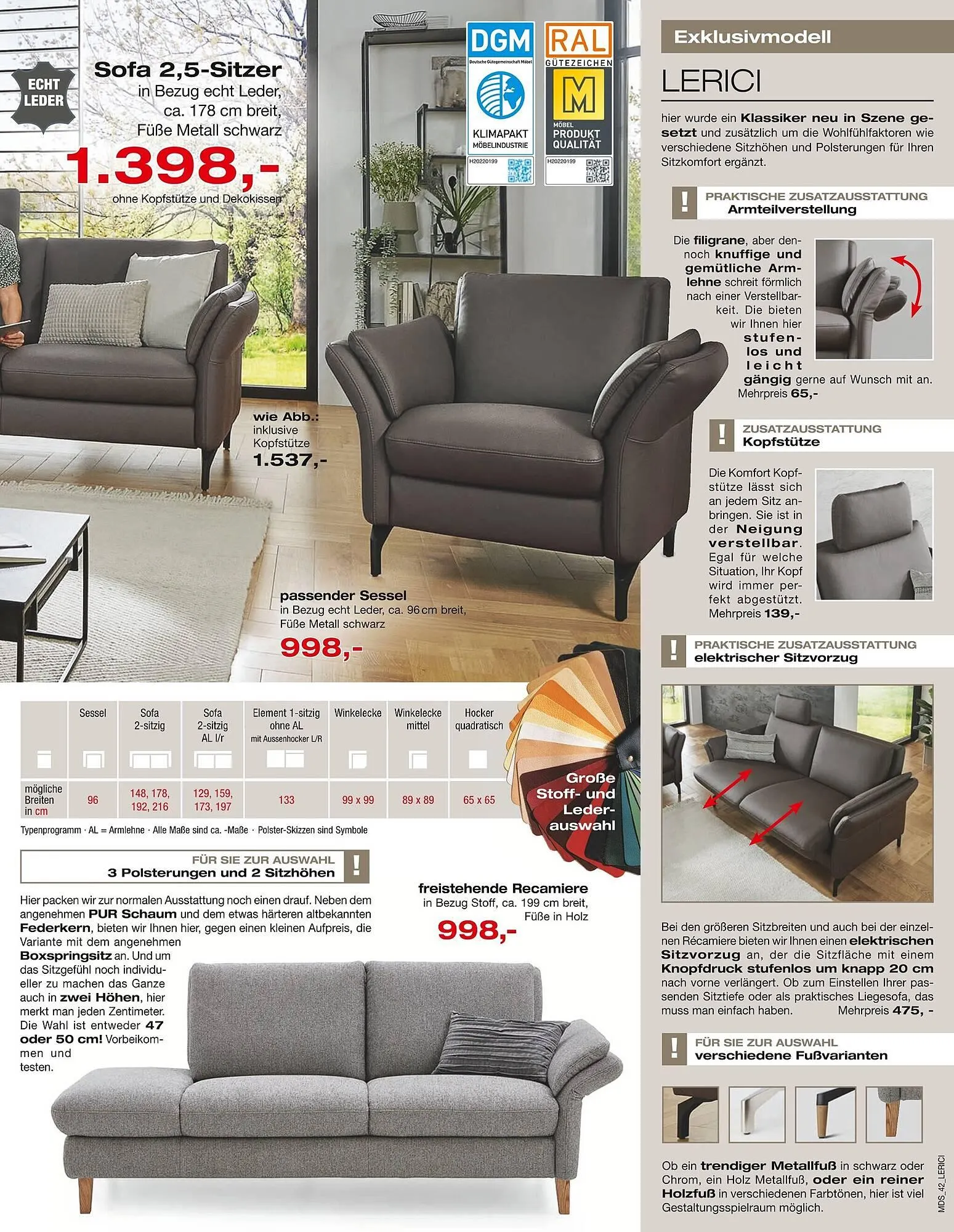 külkens+sohn Polstermöbel Prospekt von 13. März bis 12. April 2025 - Prospekt seite 3