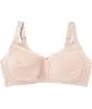 Hautfarbener Soft-BH Janina curved, verstellbare Träger