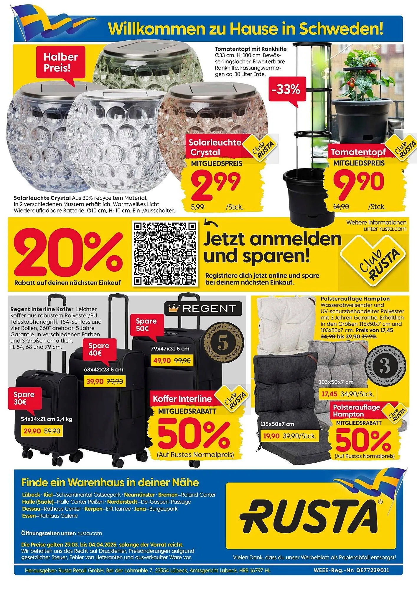 Rusta Prospekt von 29. März bis 4. April 2025 - Prospekt seite 18
