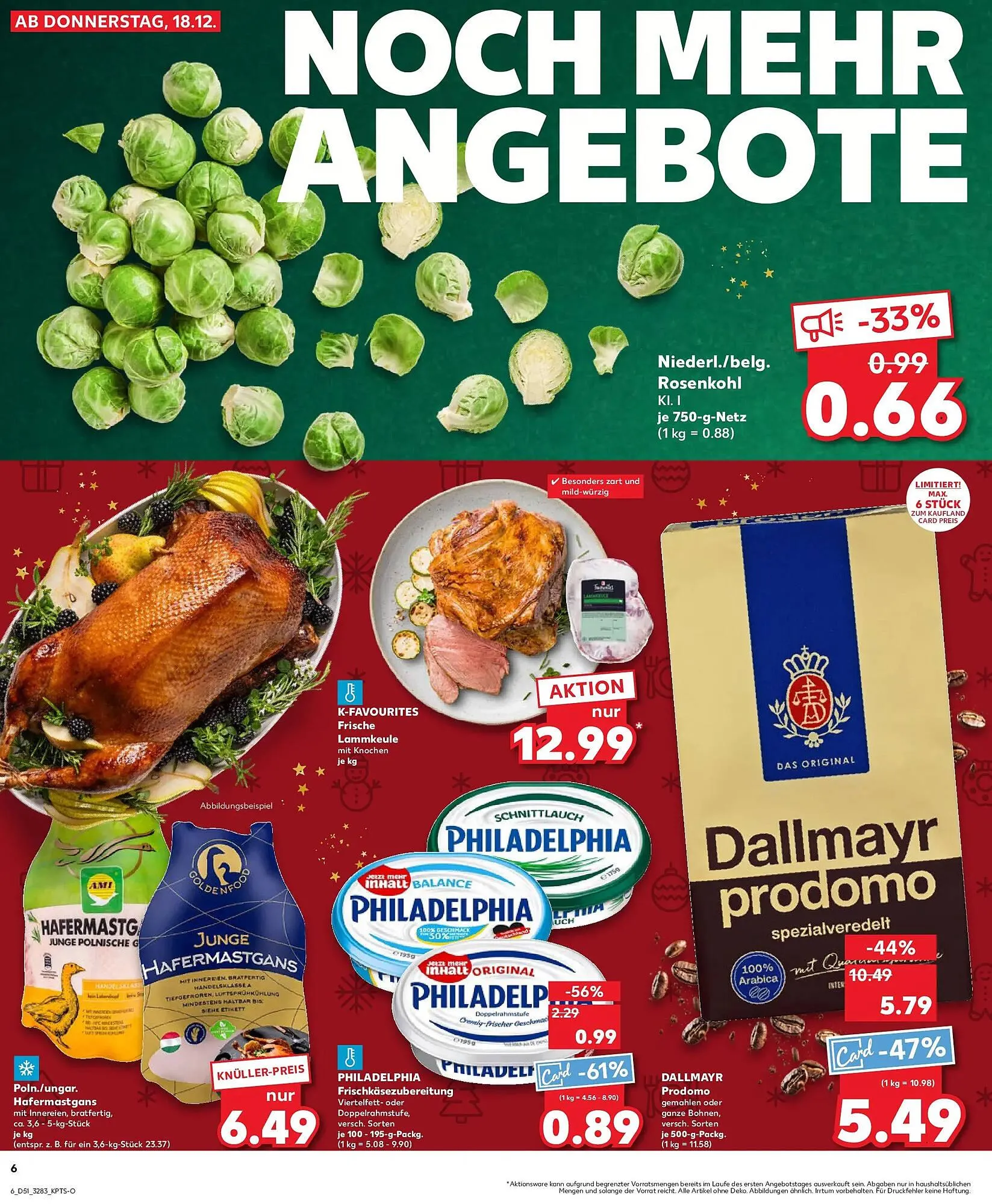 Kaufland Prospekt von 21. Dezember bis 24. Dezember 2025 - Prospekt seite 6