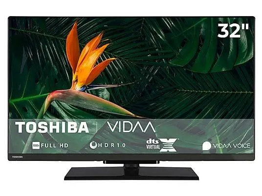 TOSHIBA 32LV3F63DAZ LED TV (Flat, 32 Zoll / 80 cm, Full-HD, SMART TV)