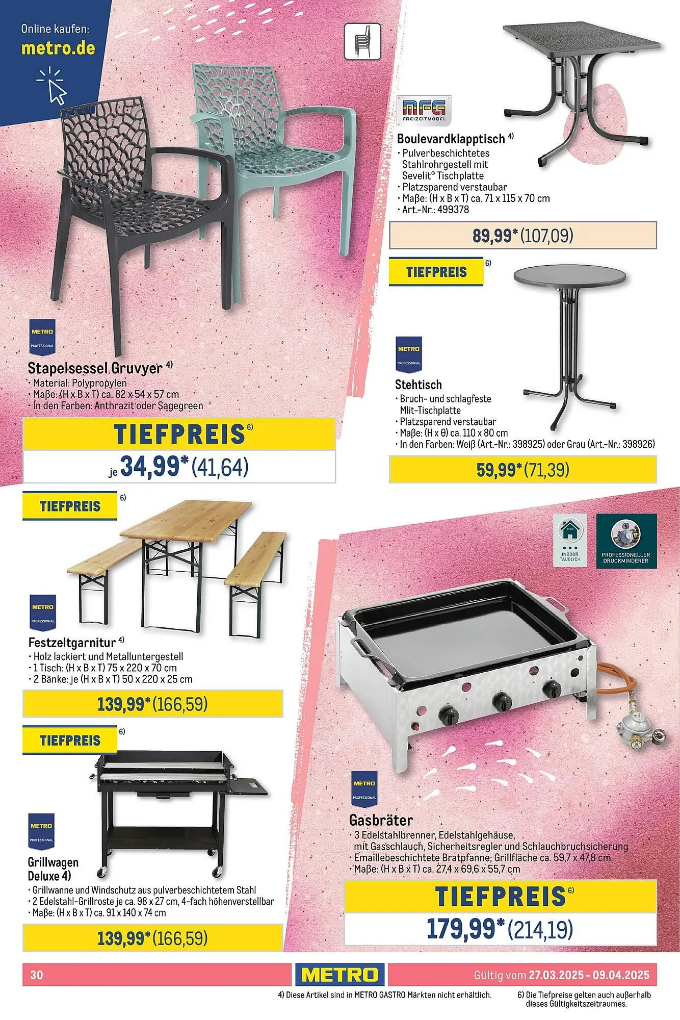 METRO Prospekt von 27. März bis 9. April 2025 - Prospekt seite 30