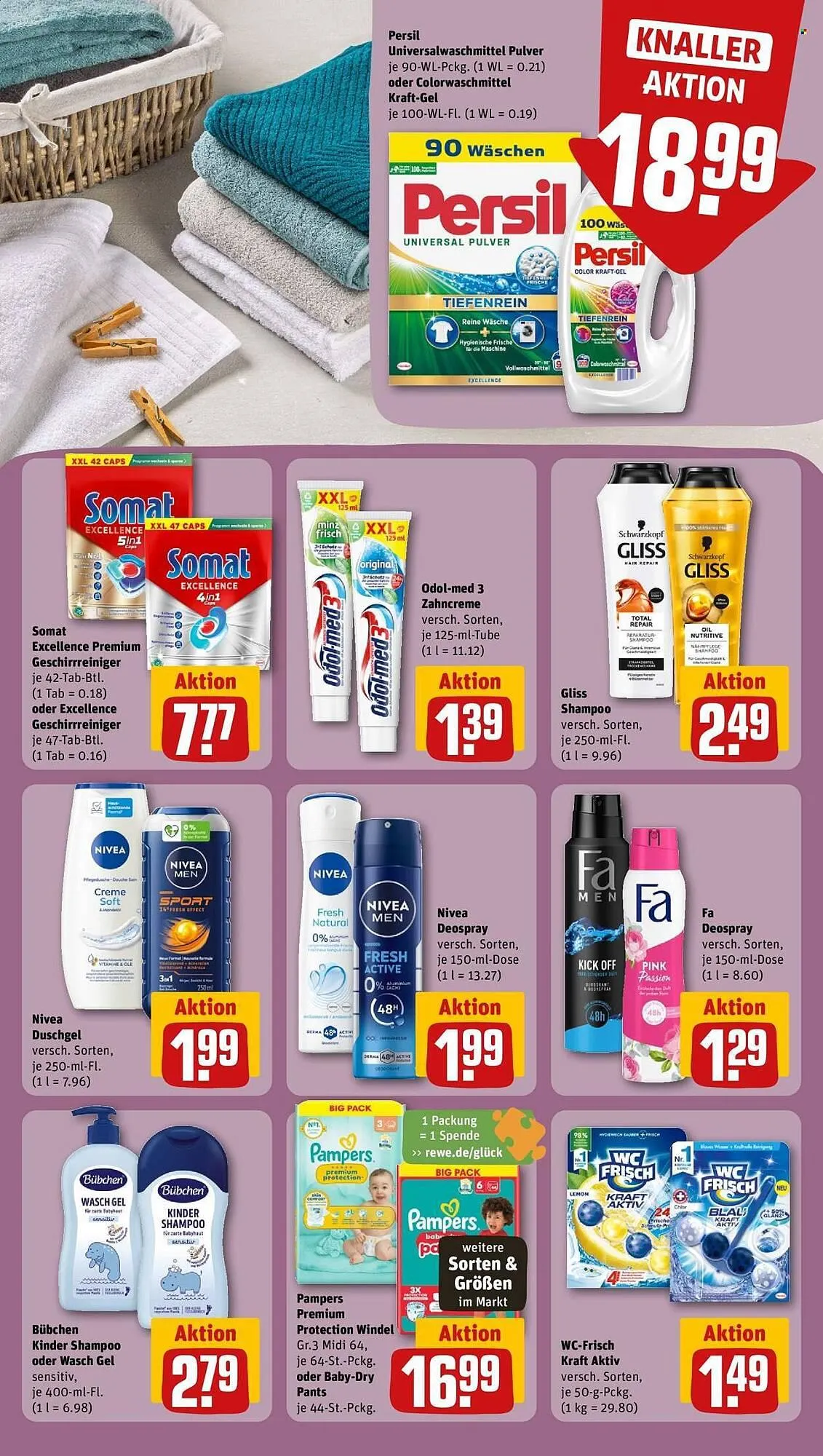 REWE Prospekt von 21. April bis 27. April 2025 - Prospekt seite 22