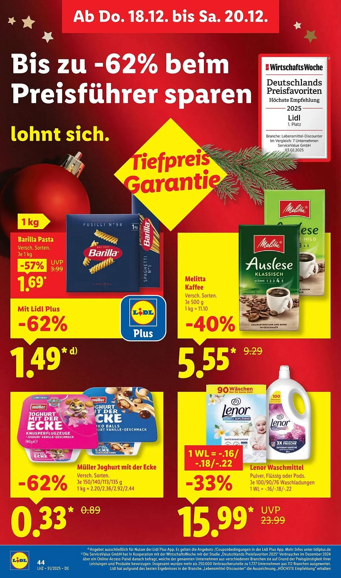 Lidl Prospekt von 15. Dezember bis 21. Dezember 2025 - Prospekt seite 64