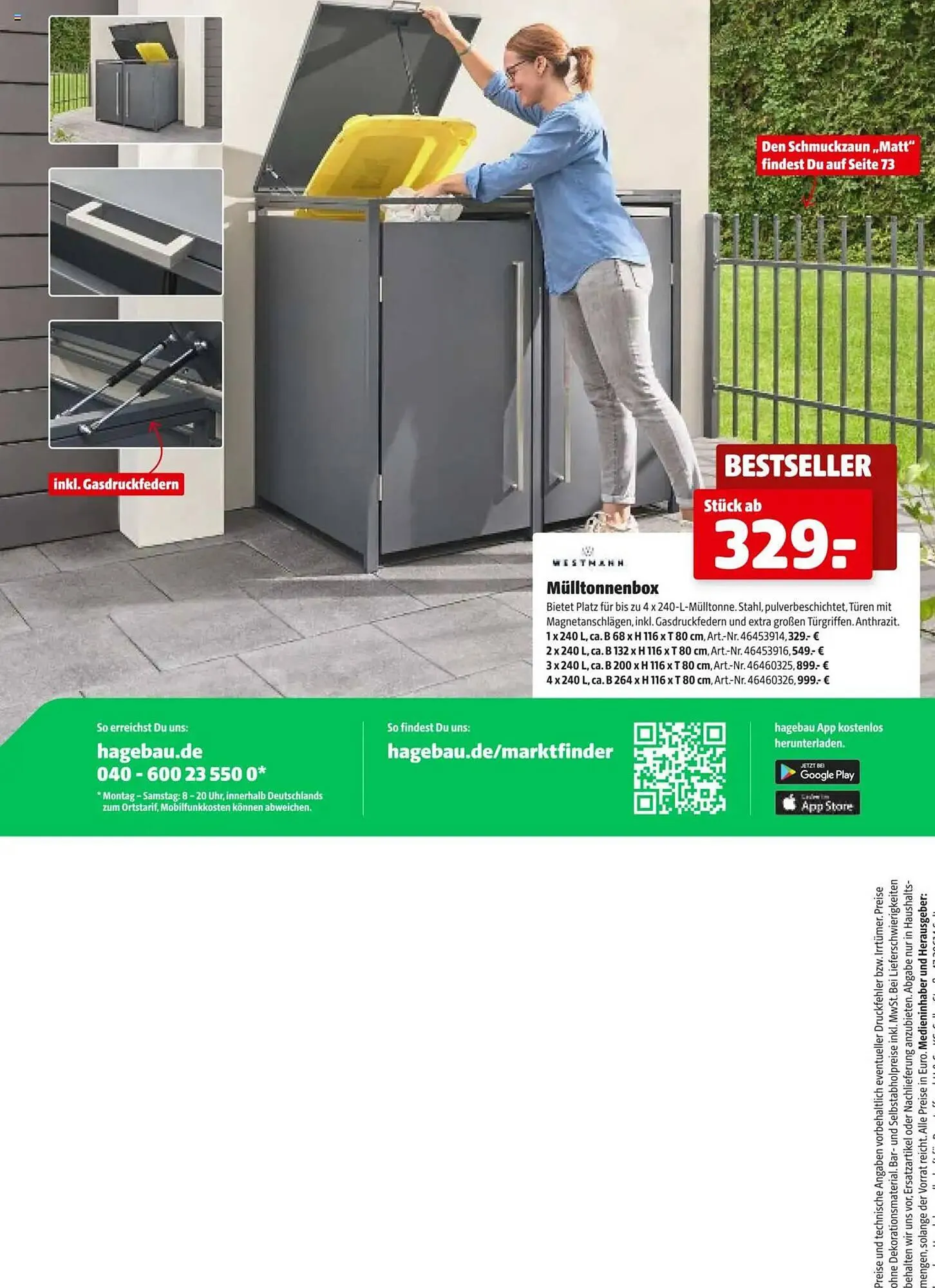 Hagebau Prospekt von 1. März bis 31. Dezember 2025 - Prospekt seite 204