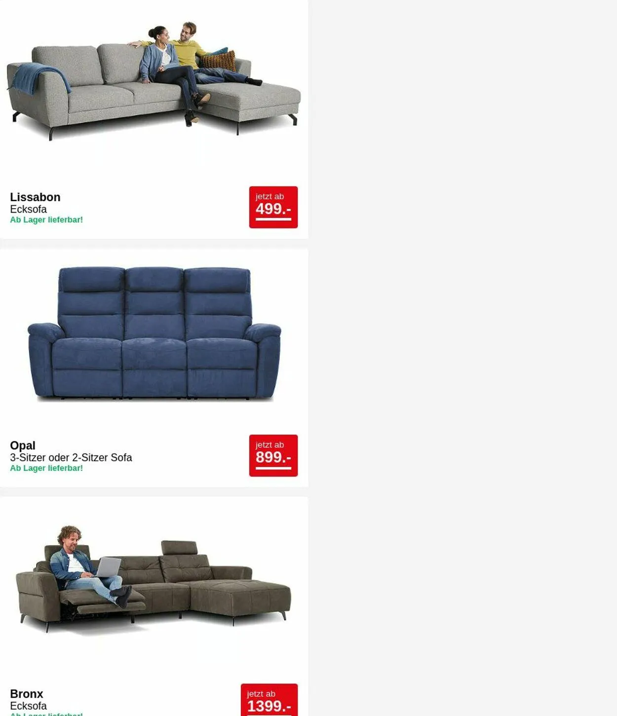 Seats and Sofas Aktueller Prospekt von 26. Mai bis 4. Juni 2025 - Prospekt seite 3