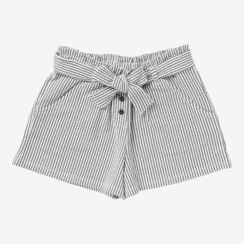 Kinder-Mädchen-Shorts mit Gürtel