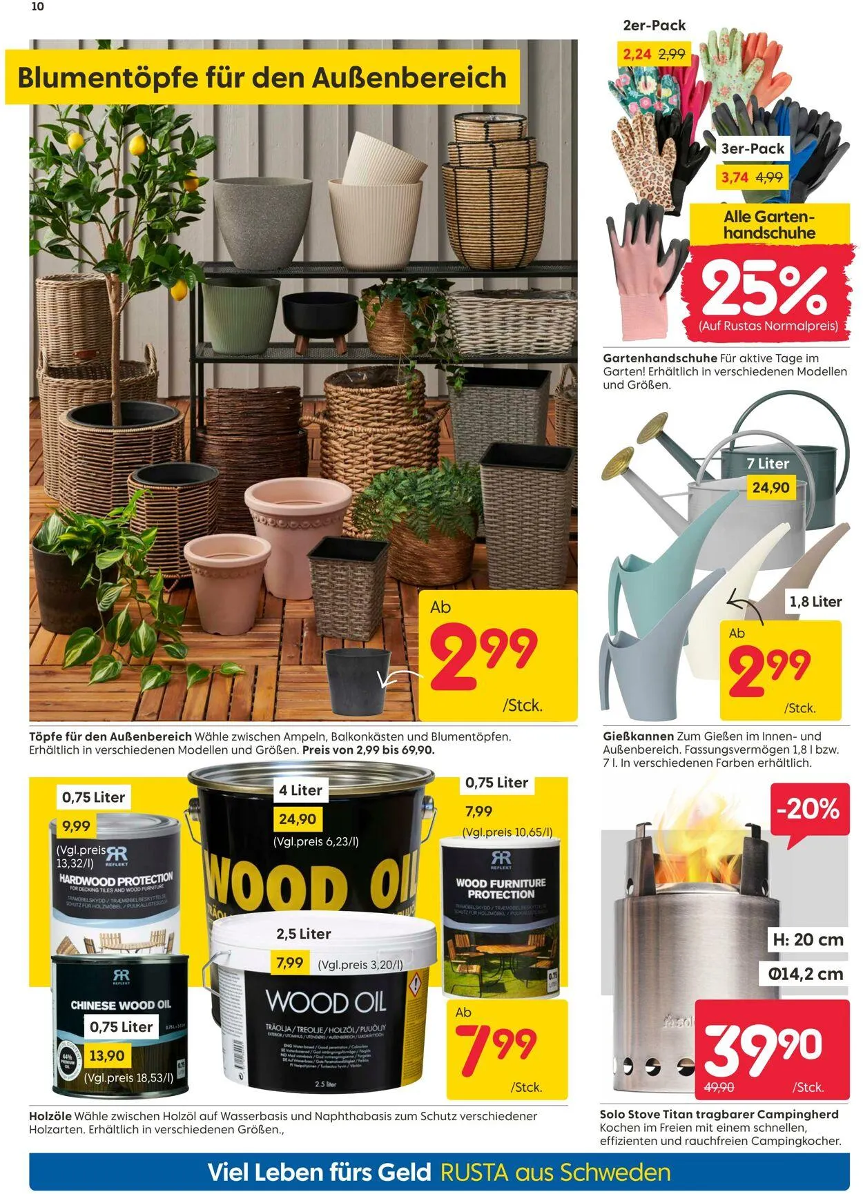 Rusta Aktueller Prospekt von 8. Mai bis 22. Mai 2025 - Prospekt seite 10