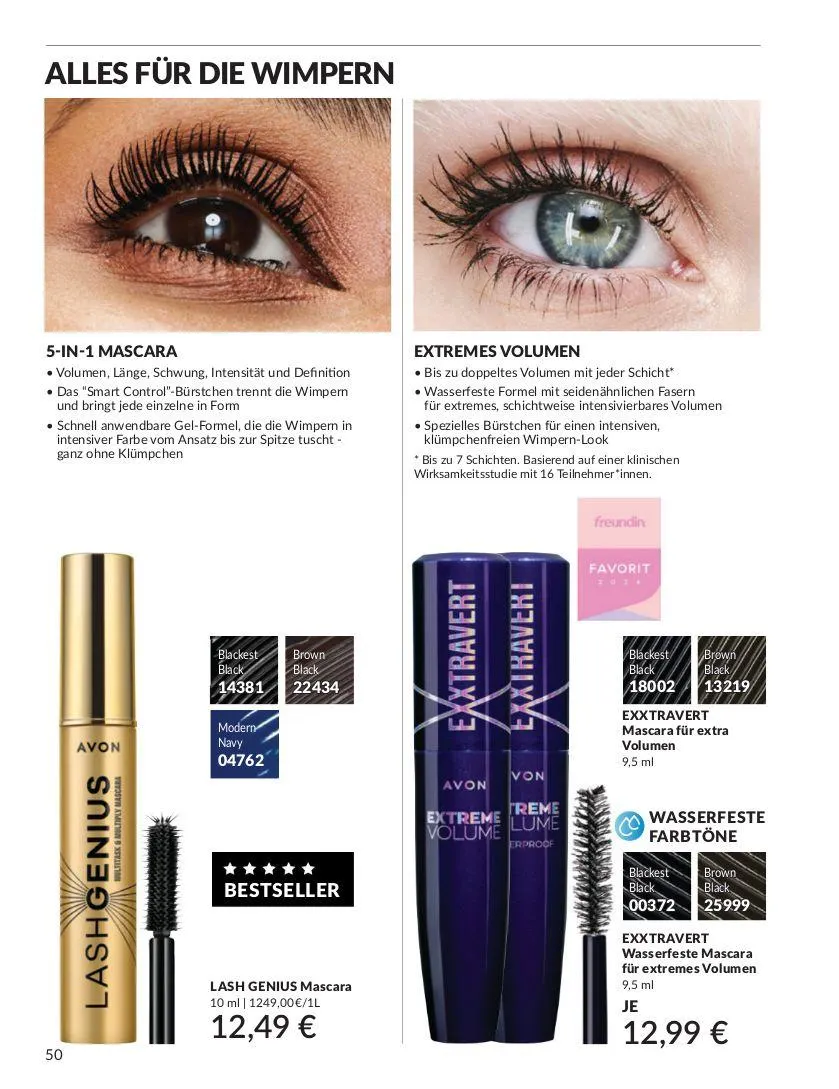 Avon Aktueller Prospekt von 7. Mai bis 21. Mai 2025 - Prospekt seite 50