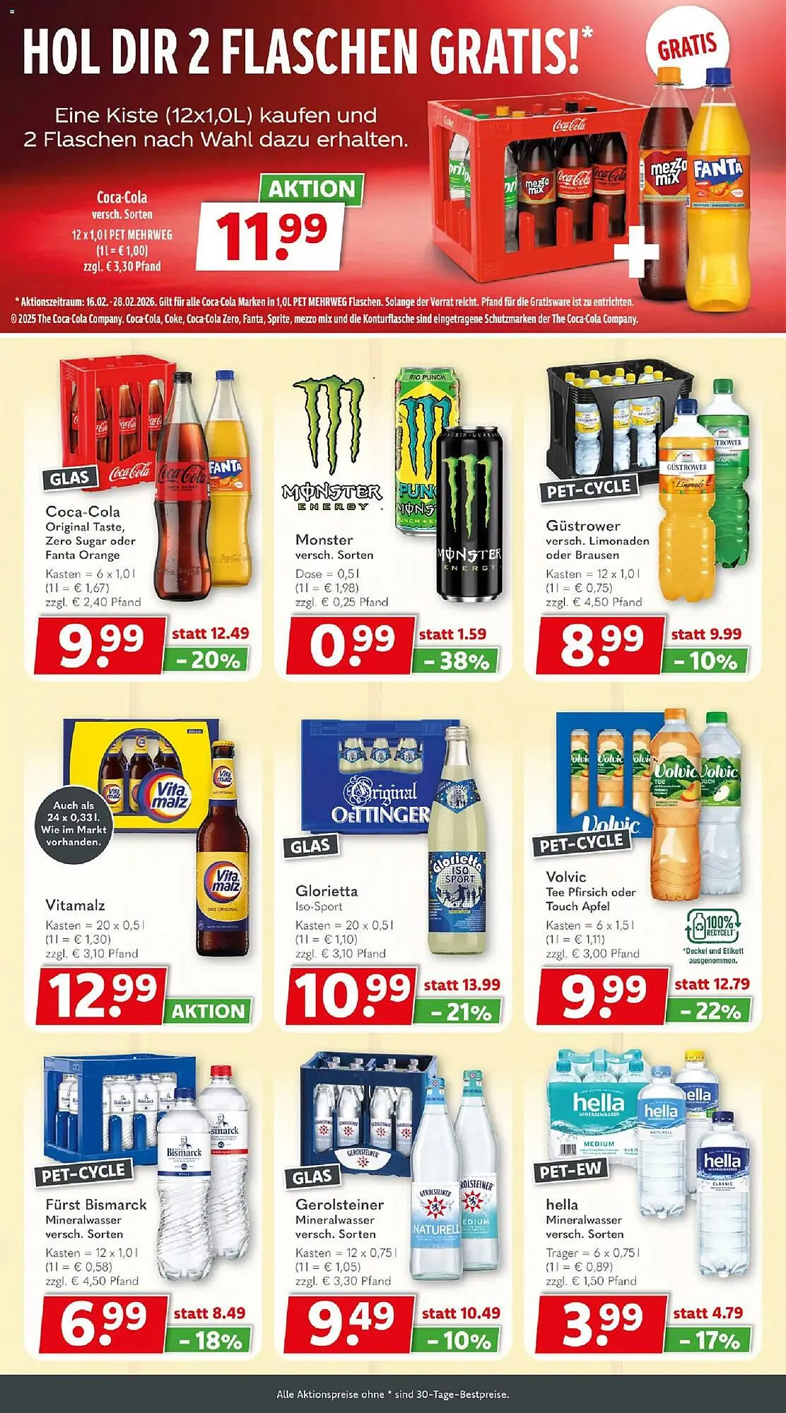 Getränkeland Prospekt von 16. Februar bis 28. Februar 2026 - Prospekt seite 4