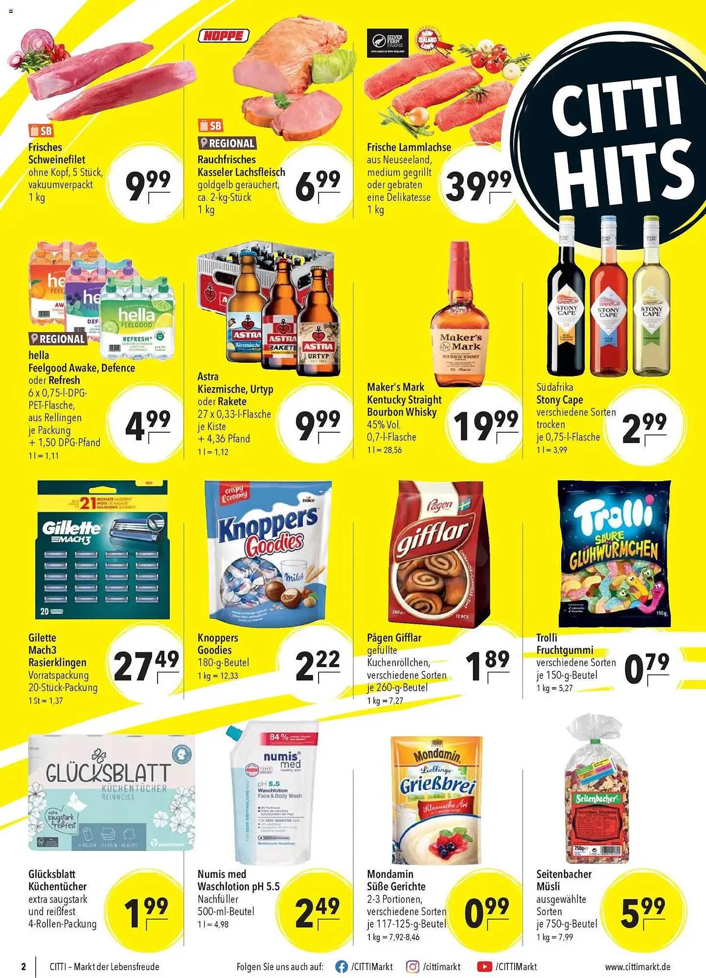 CITTI Markt Prospekt von 18. Februar bis 24. Februar 2026 - Prospekt seite 2