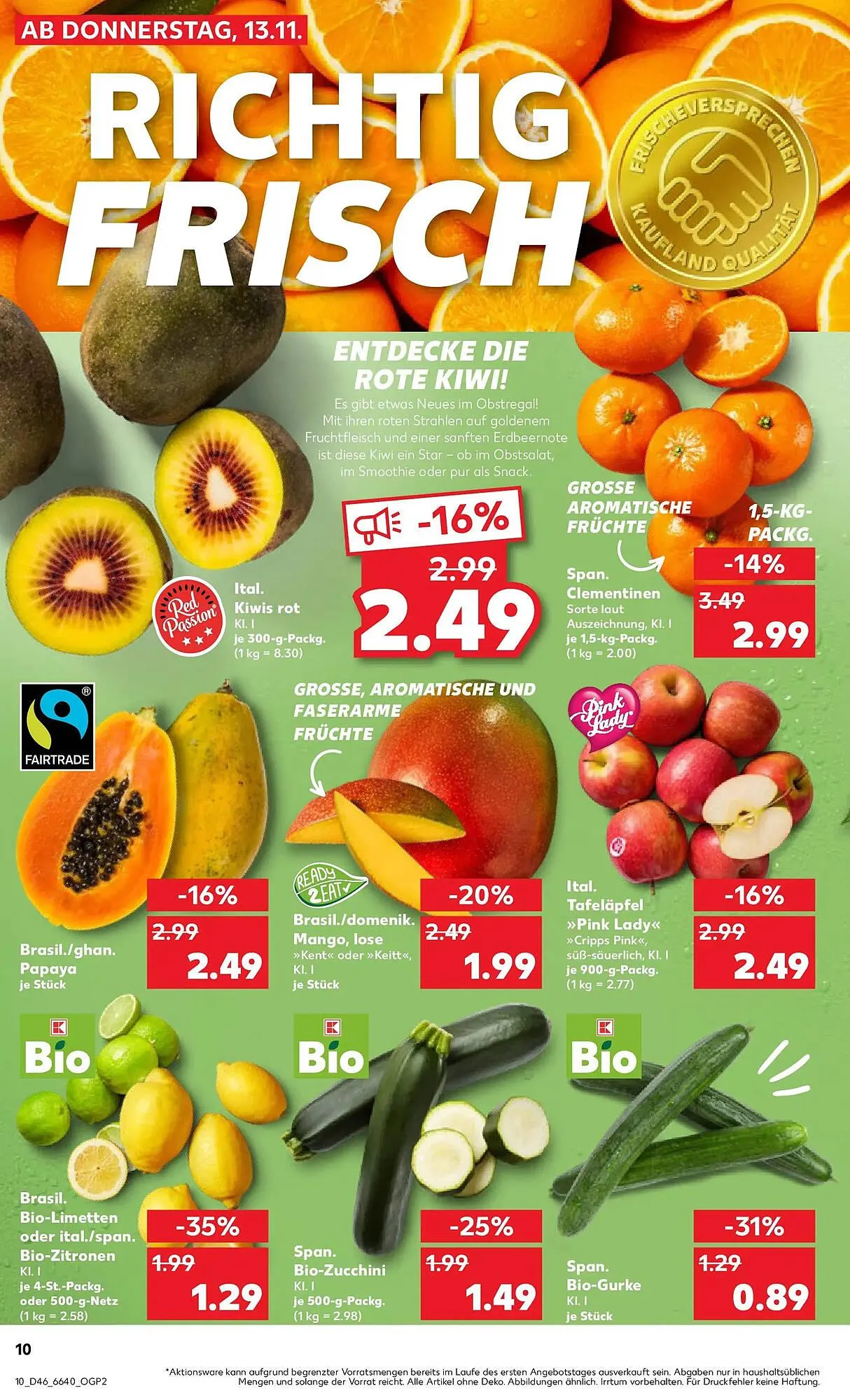 Kaufland Prospekt von 16. November bis 19. November 2025 - Prospekt seite 10
