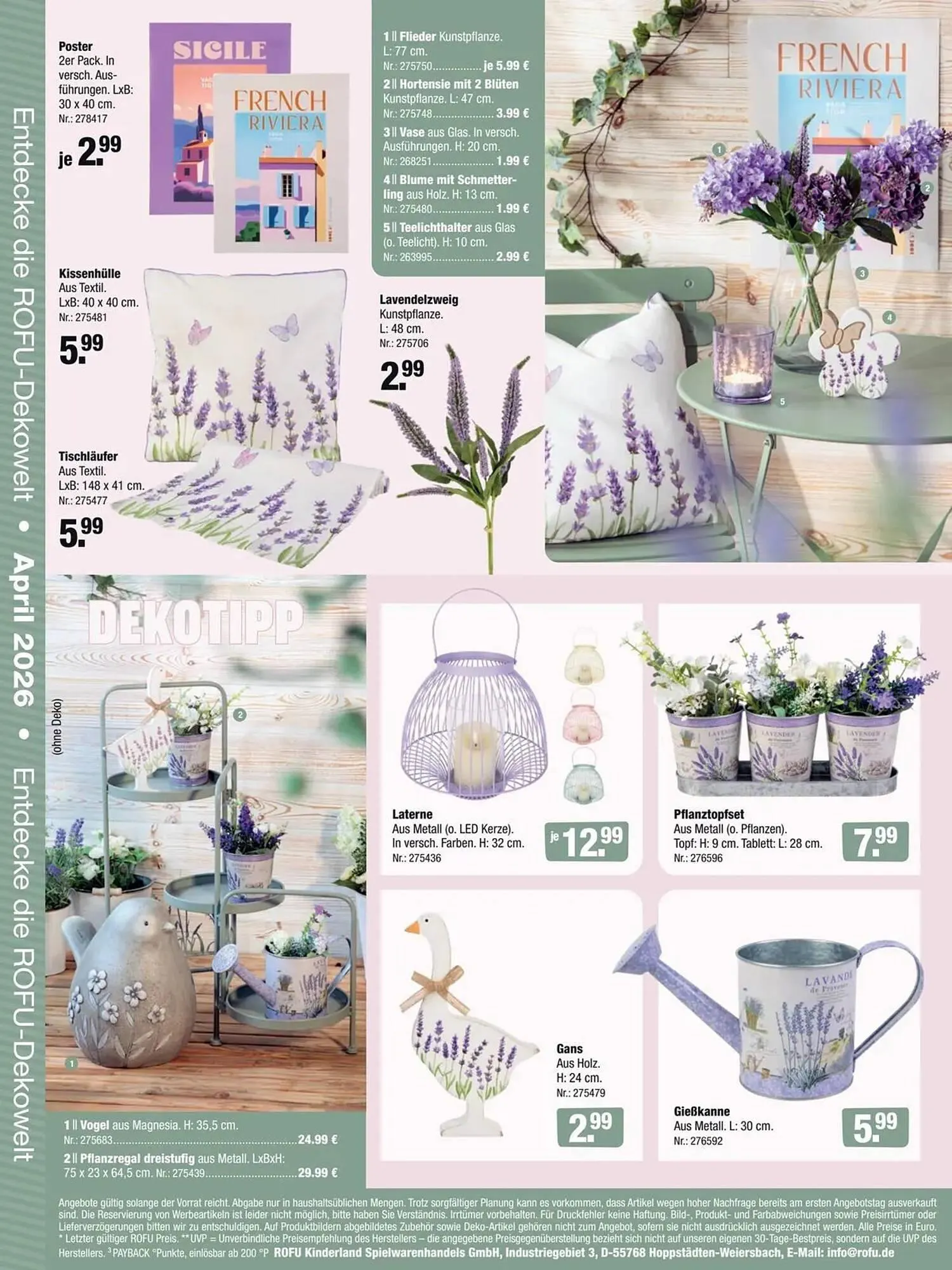 Rofu Kinderland Prospekt von 29. März bis 5. April 2026 - Prospekt seite 8