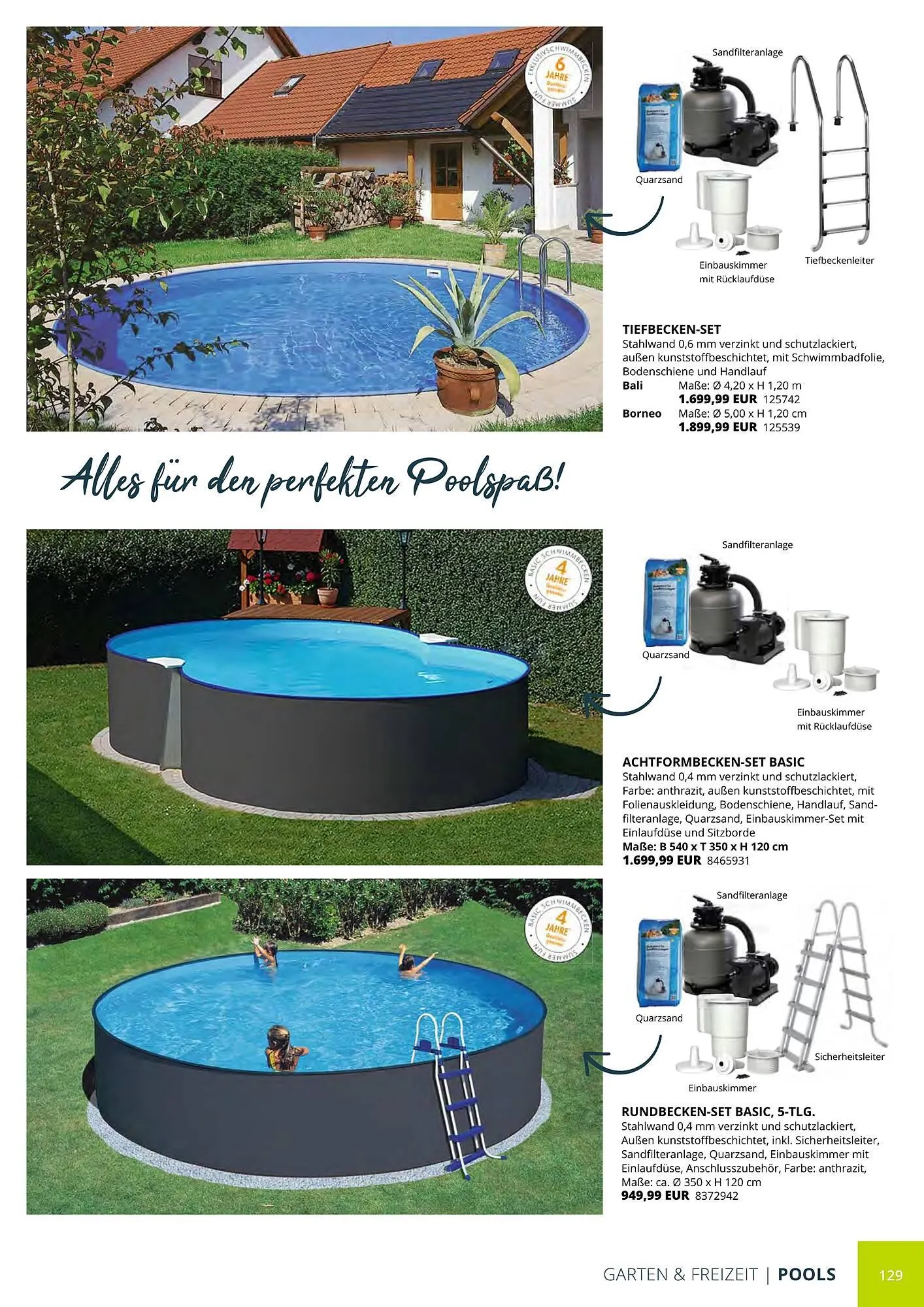 BBM Baumarkt Prospekt von 20. April bis 31. Dezember 2025 - Prospekt seite 137