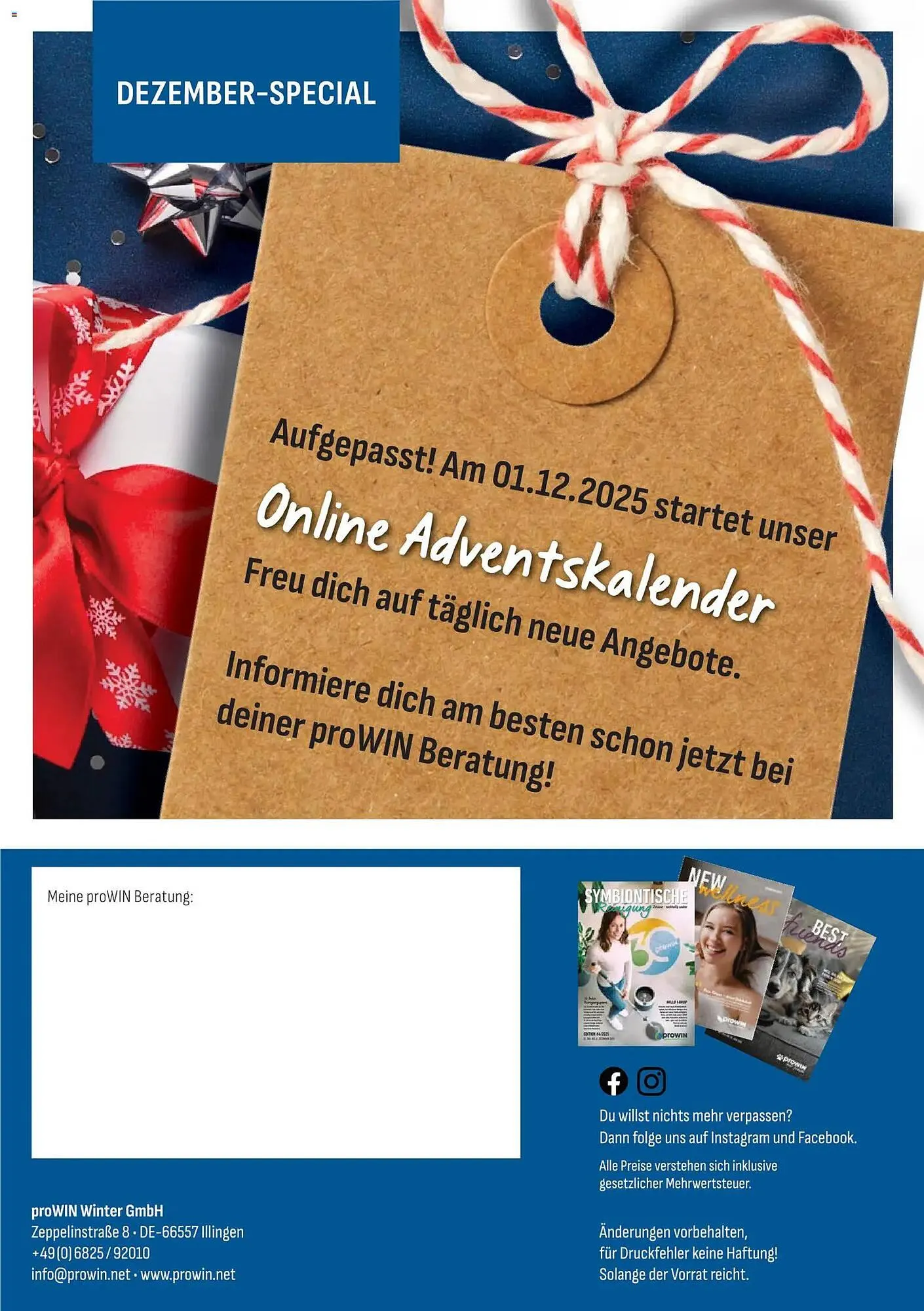 Prowin Katalog von 1. Dezember bis 31. Januar 2026 - Prospekt seite 16
