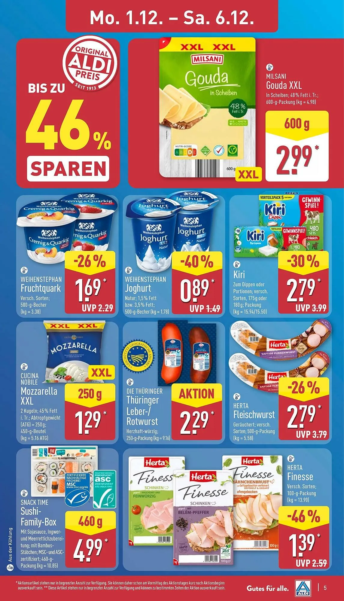 Aldi Nord Prospekt von 1. Dezember bis 6. Dezember 2025 - Prospekt seite 5
