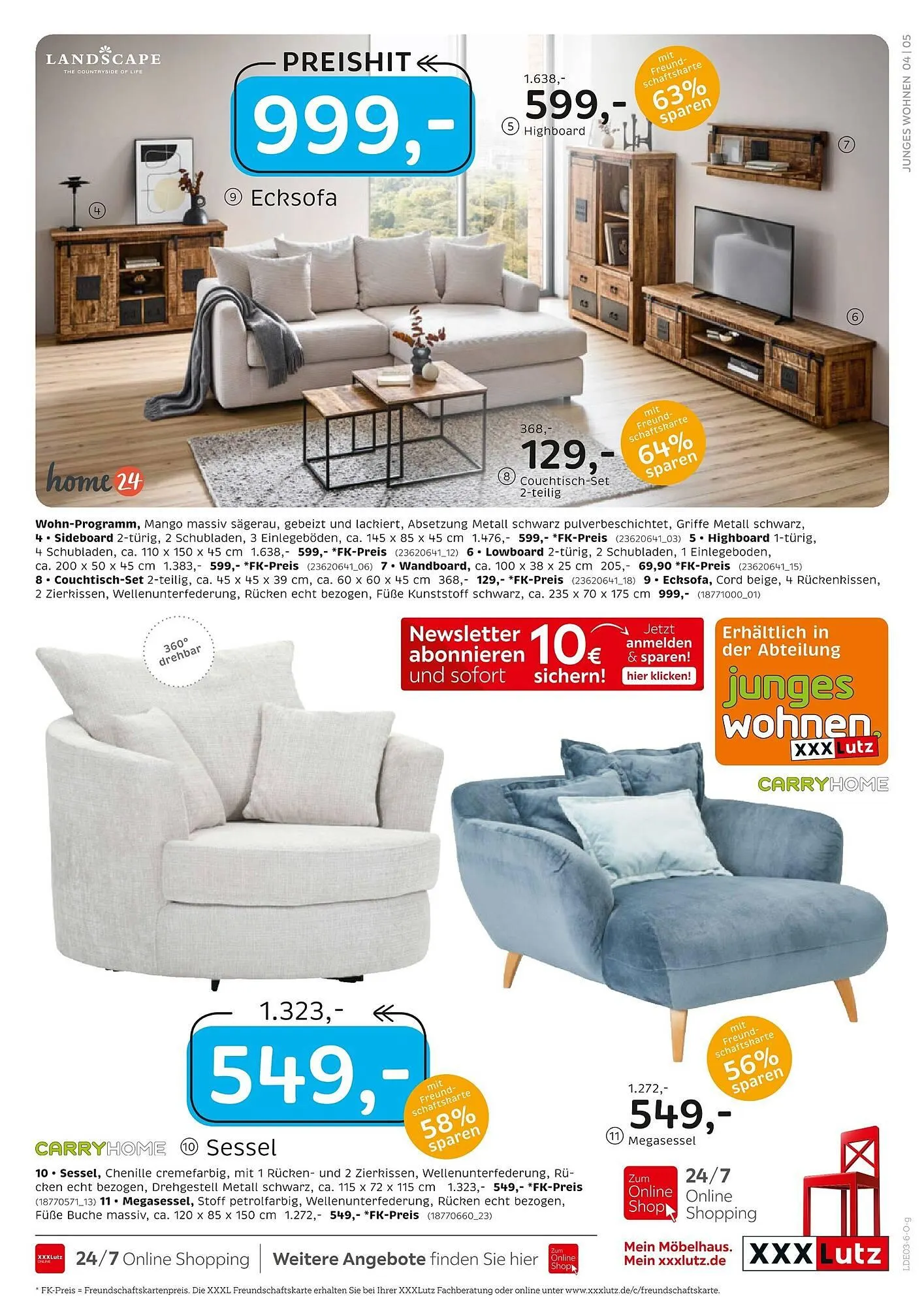 XXXLutz Prospekt von 9. März bis 22. März 2026 - Prospekt seite 5