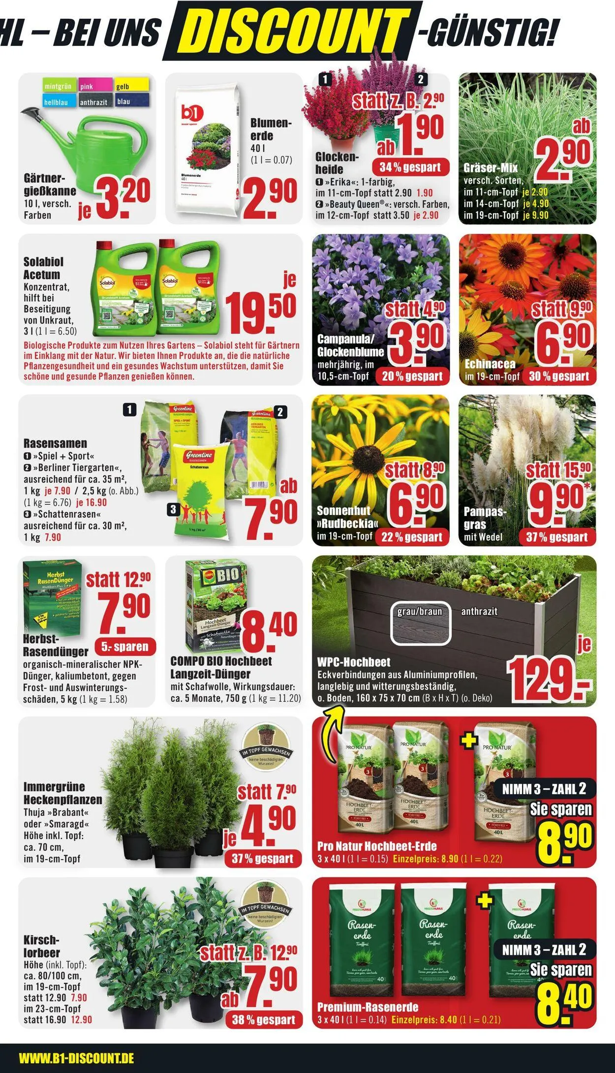 B1 Discount Baumarkt von 16. August bis 22. August 2025 - Prospekt seite 3