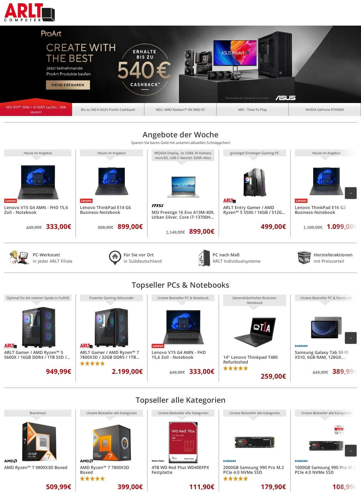 ARLT Computer Aktueller Prospekt - 1