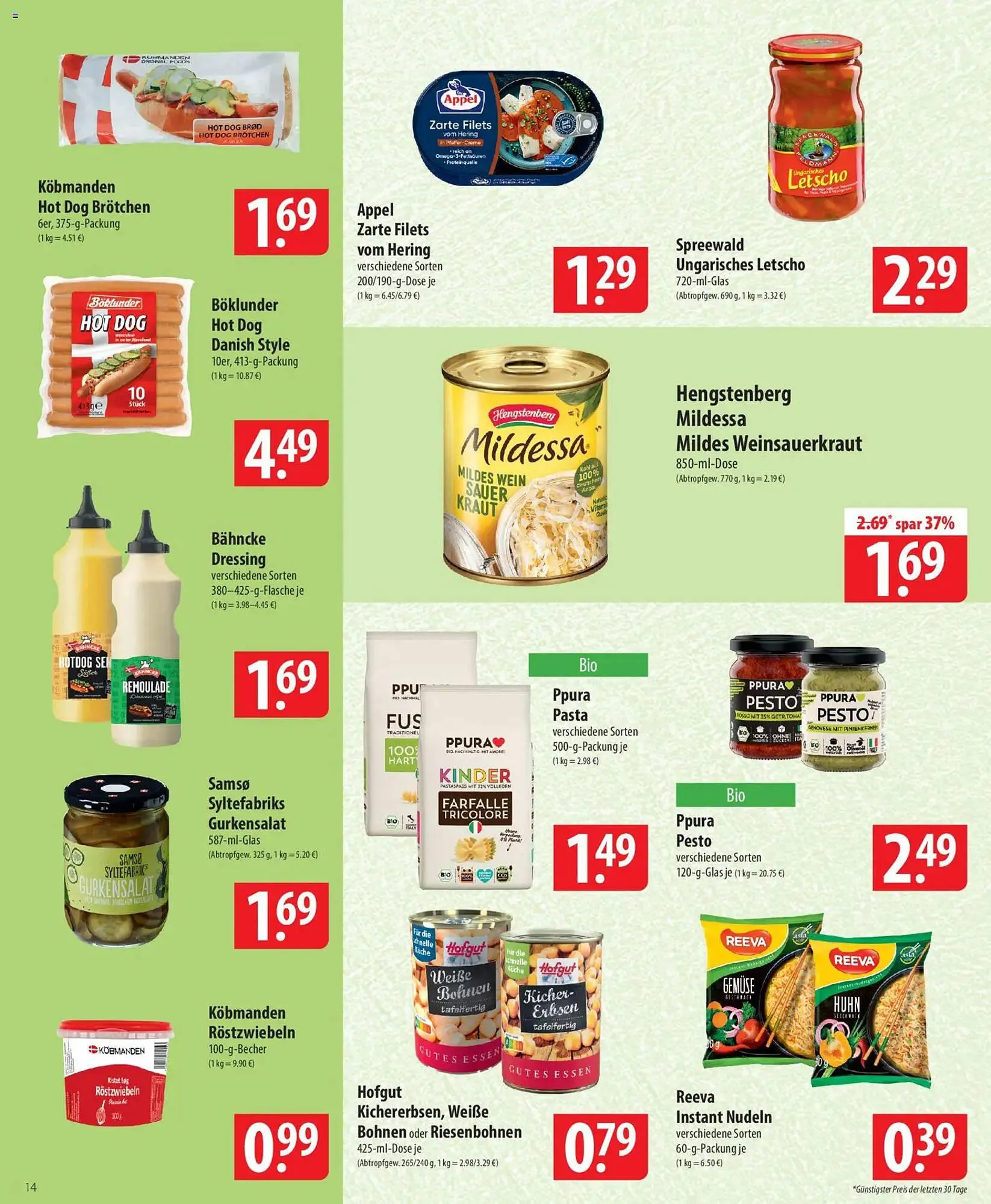 Famila Nord Ost Prospekt von 2. Februar bis 7. Februar 2026 - Prospekt seite 14