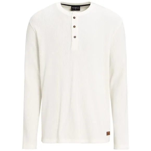 Herren Langarmshirt mit Struktur