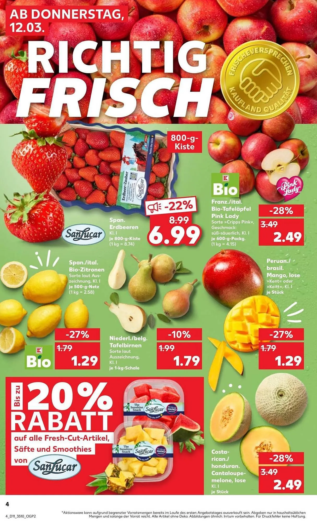 Kaufland Prospekt von 12. März bis 18. März 2026 - Prospekt seite 4