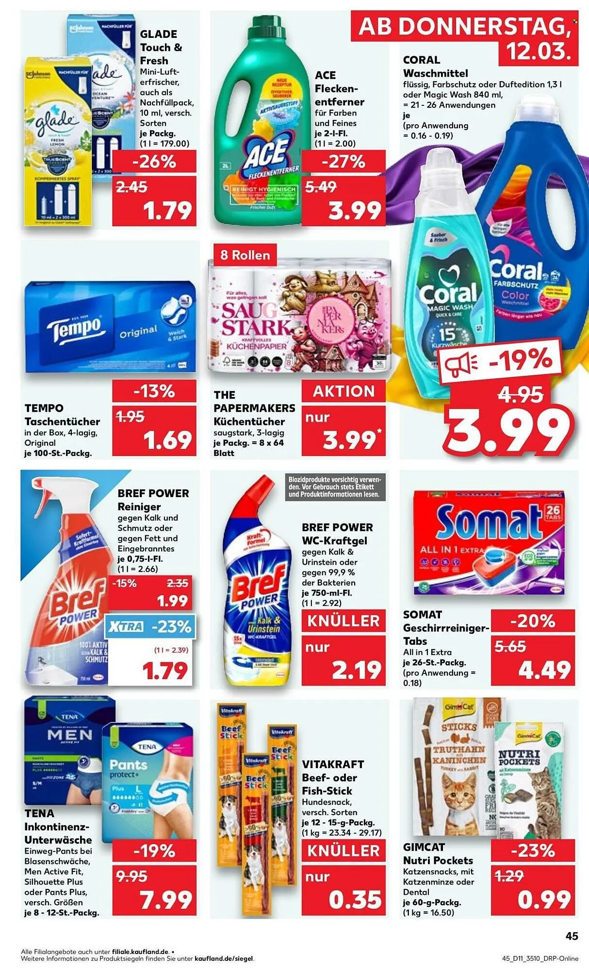 Kaufland Prospekt von 12. März bis 18. März 2026 - Prospekt seite 45