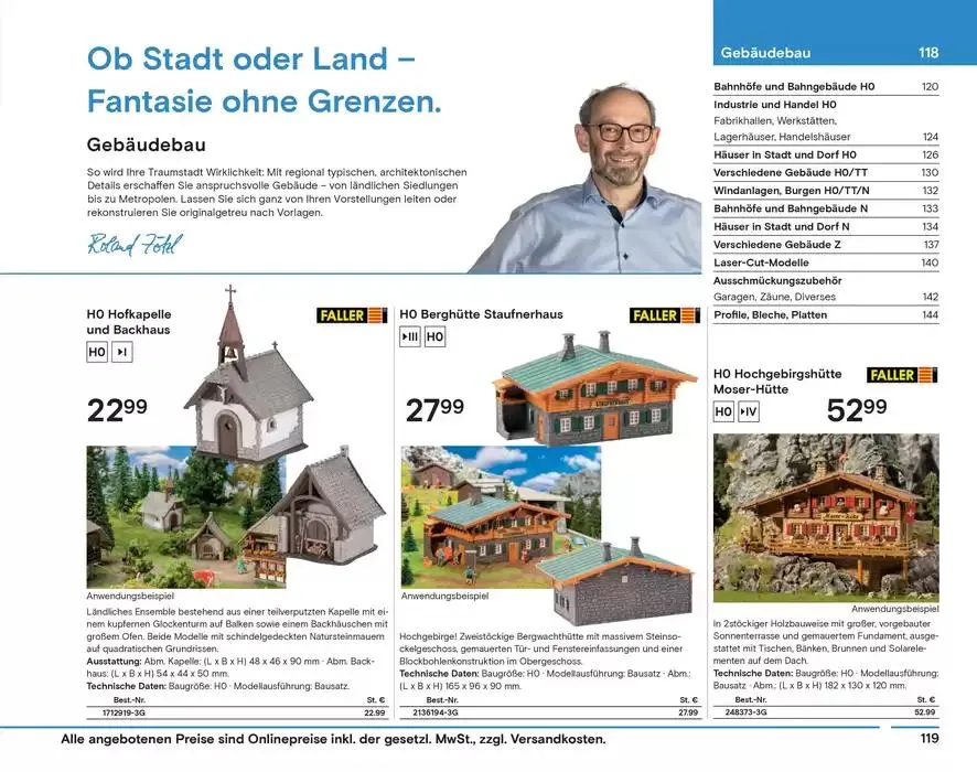 Modellbahn Katalog von 29. Oktober bis 31. Dezember 2025 - Prospekt seite 121