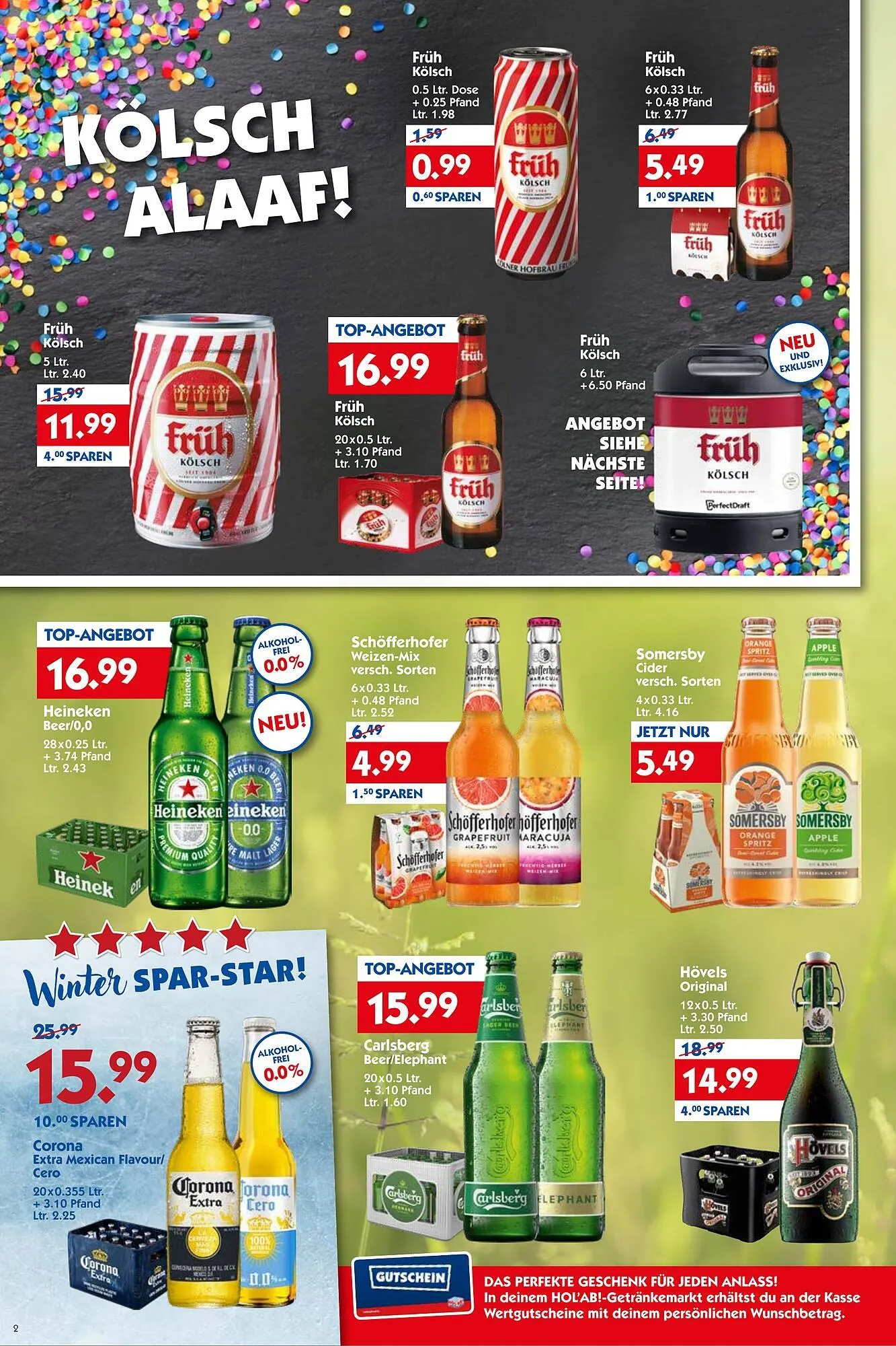 Hol'ab Getränkemarkt Prospekt von 9. Februar bis 14. Februar 2026 - Prospekt seite 2