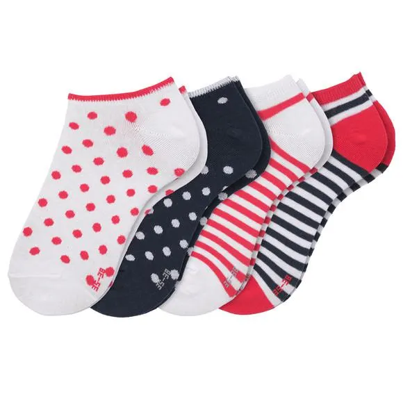 4 Paar Damen Sneaker-Socken im Set