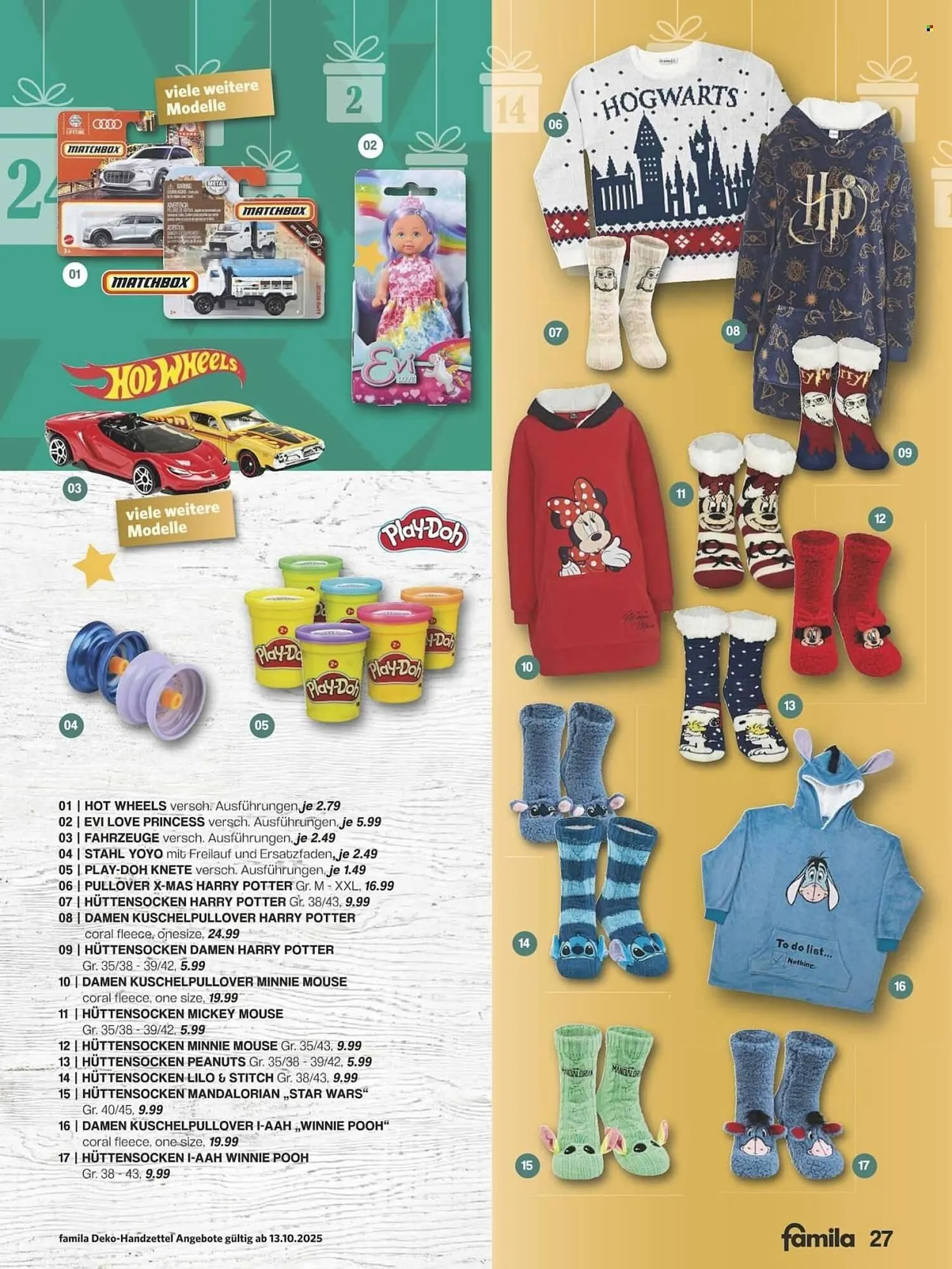 Famila Nord Ost Prospekt von 13. Oktober bis 31. Dezember 2025 - Prospekt seite 27