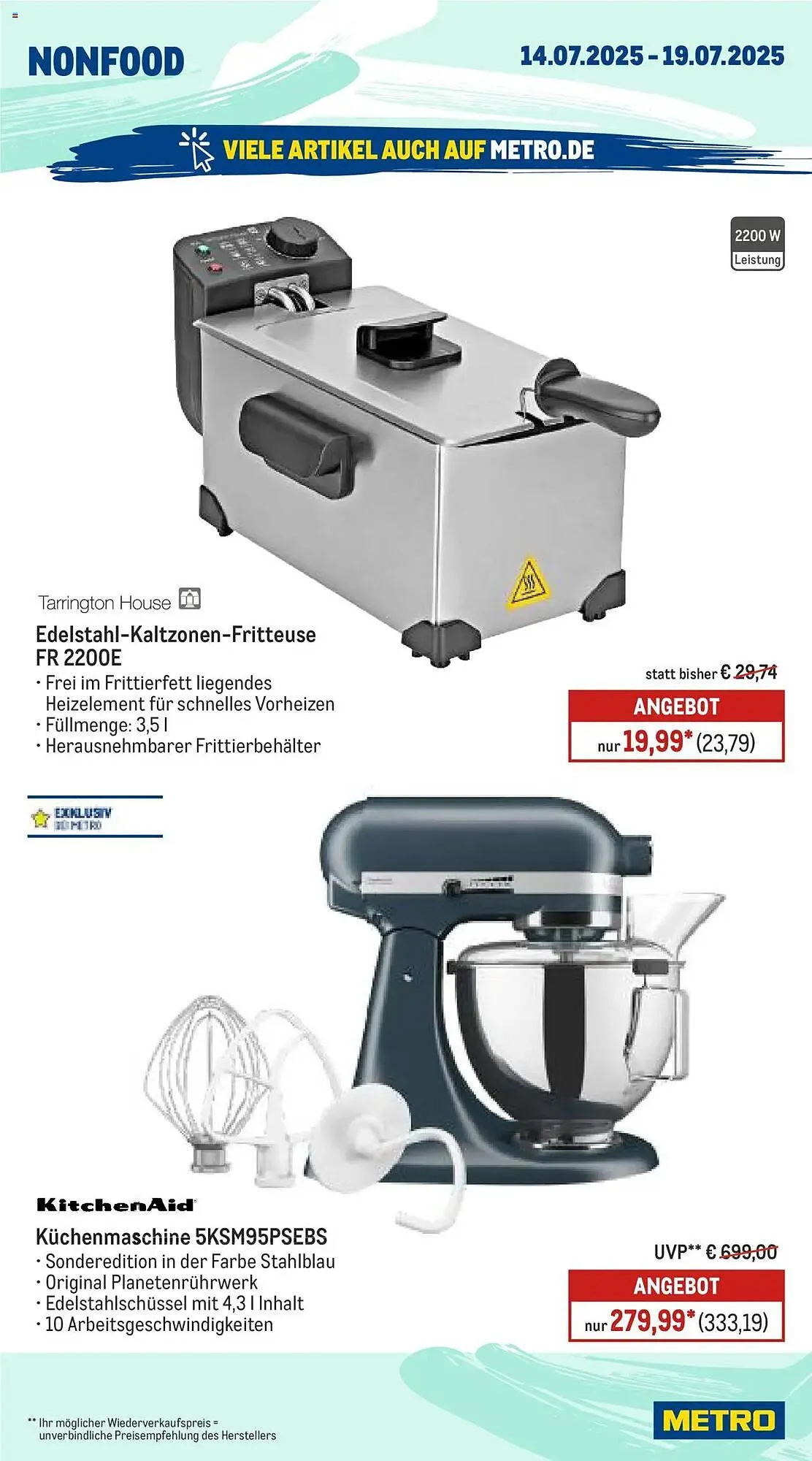 METRO Prospekt von 14. Juli bis 19. Juli 2025 - Prospekt seite 20