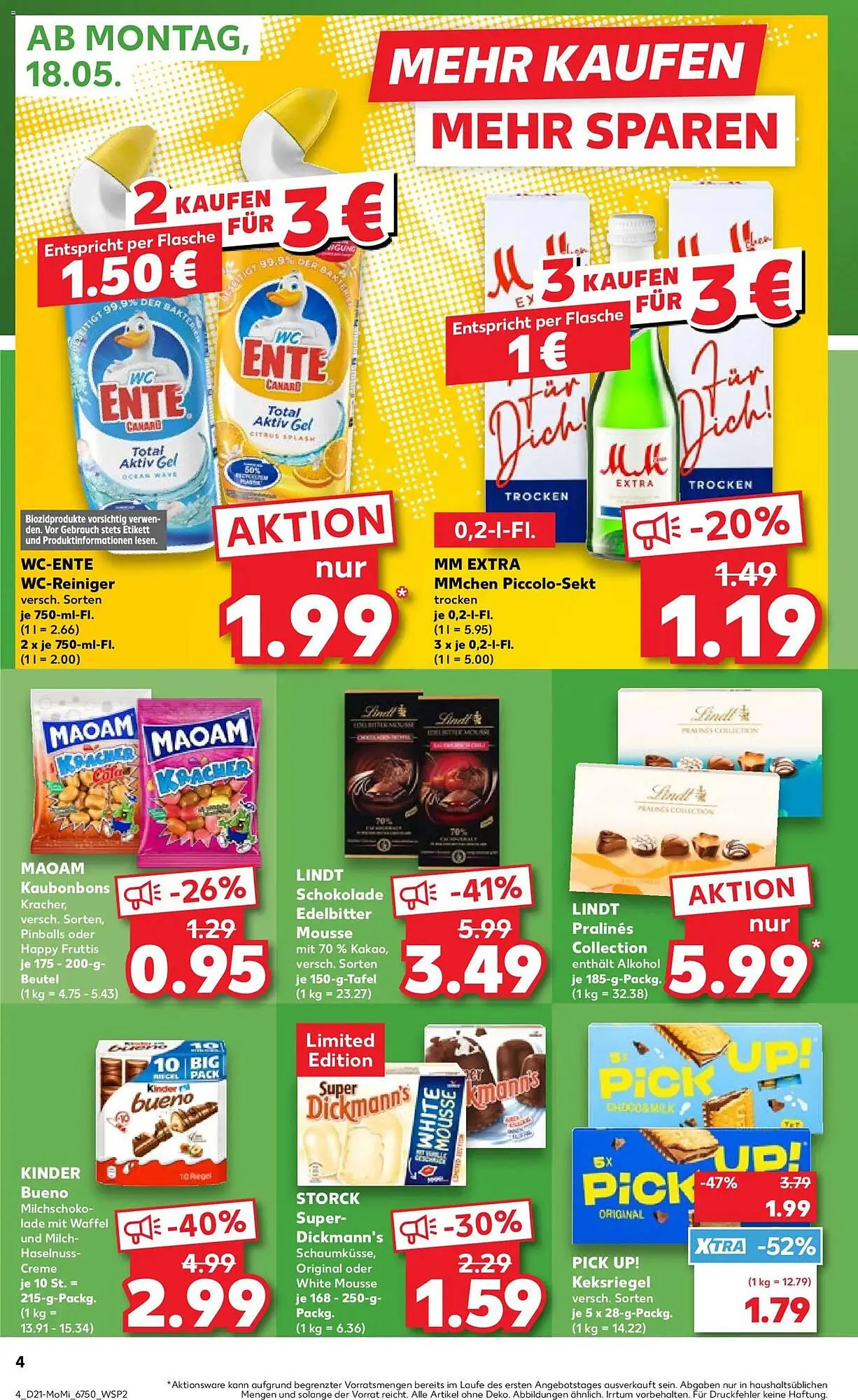 Kaufland Prospekt von 18. Mai bis 20. Mai 2026 - Prospekt seite 4