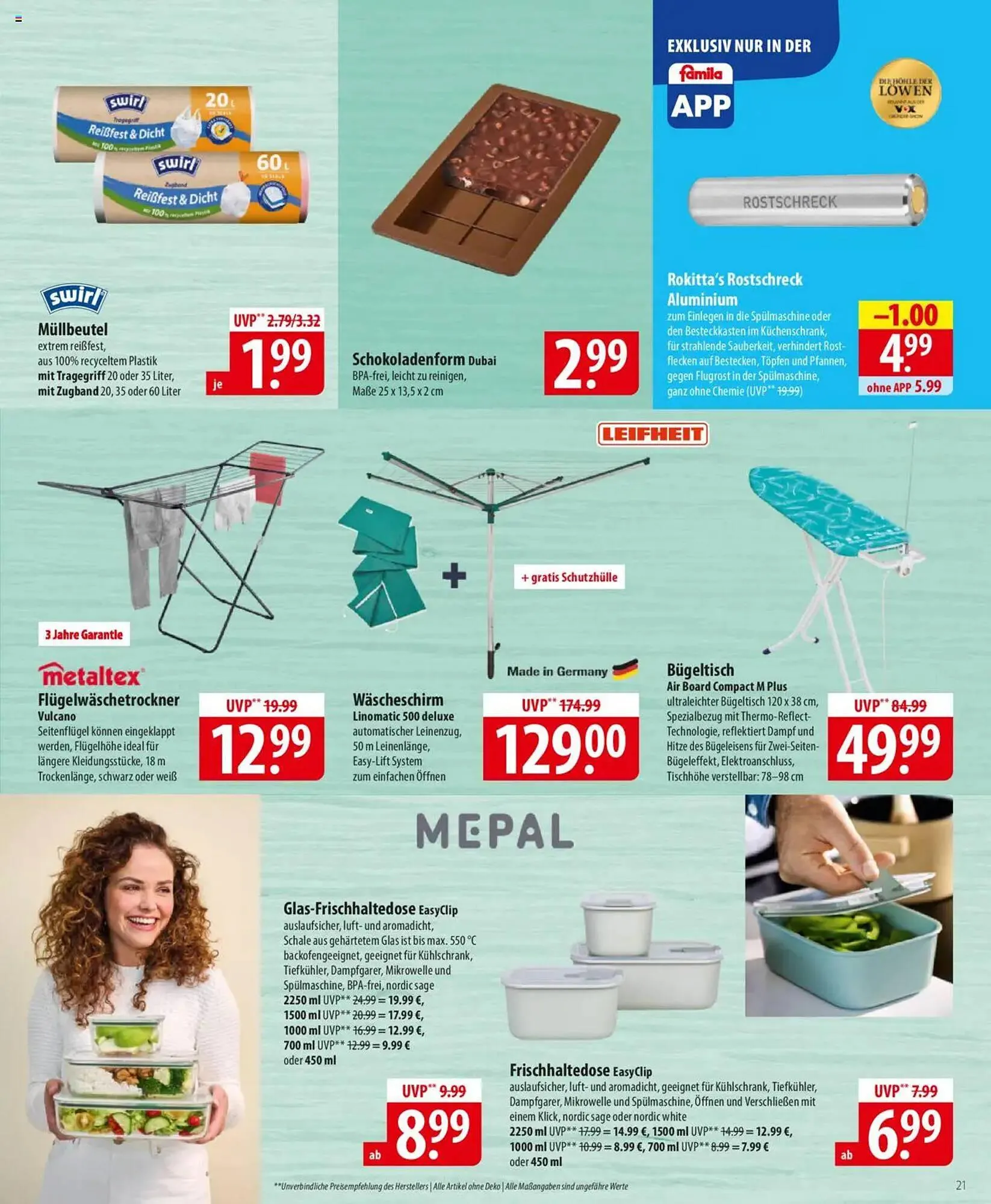 Famila Nord Ost Prospekt von 26. Mai bis 31. Mai 2025 - Prospekt seite 21