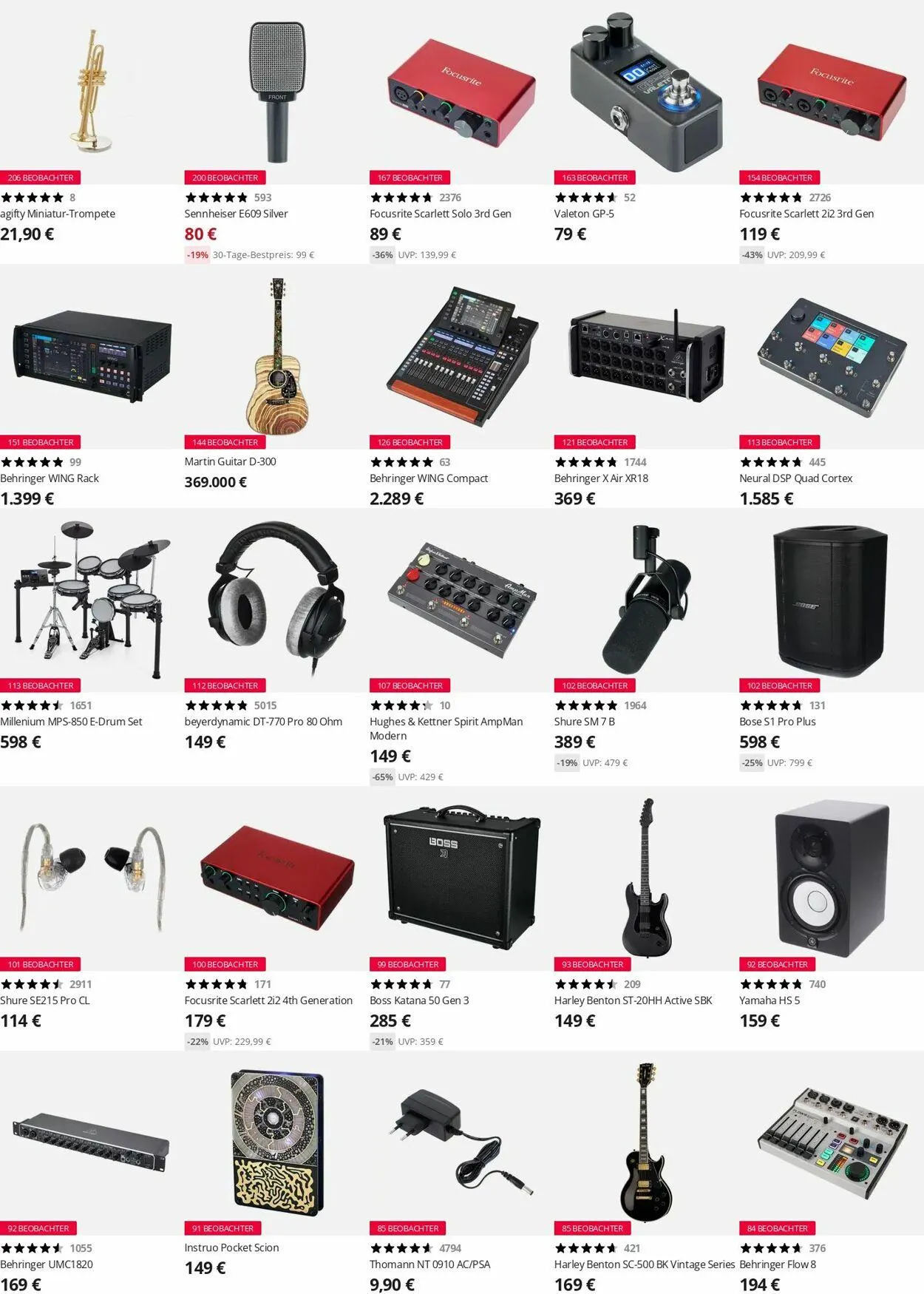 Thomann Aktueller Prospekt von 8. September bis 17. September 2025 - Prospekt seite 4