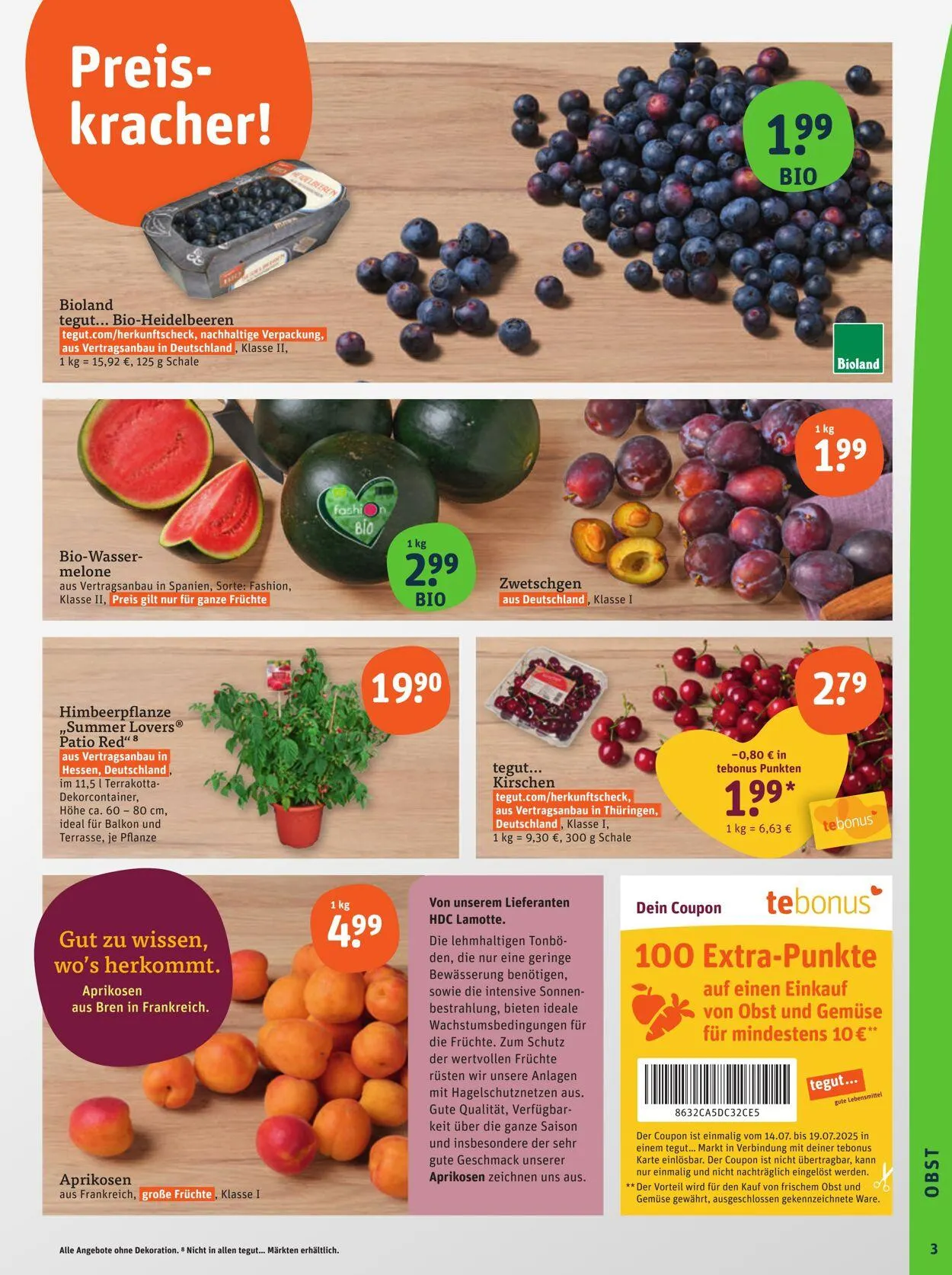 Tegut Aktueller Prospekt von 14. Juli bis 20. Juli 2025 - Prospekt seite 5