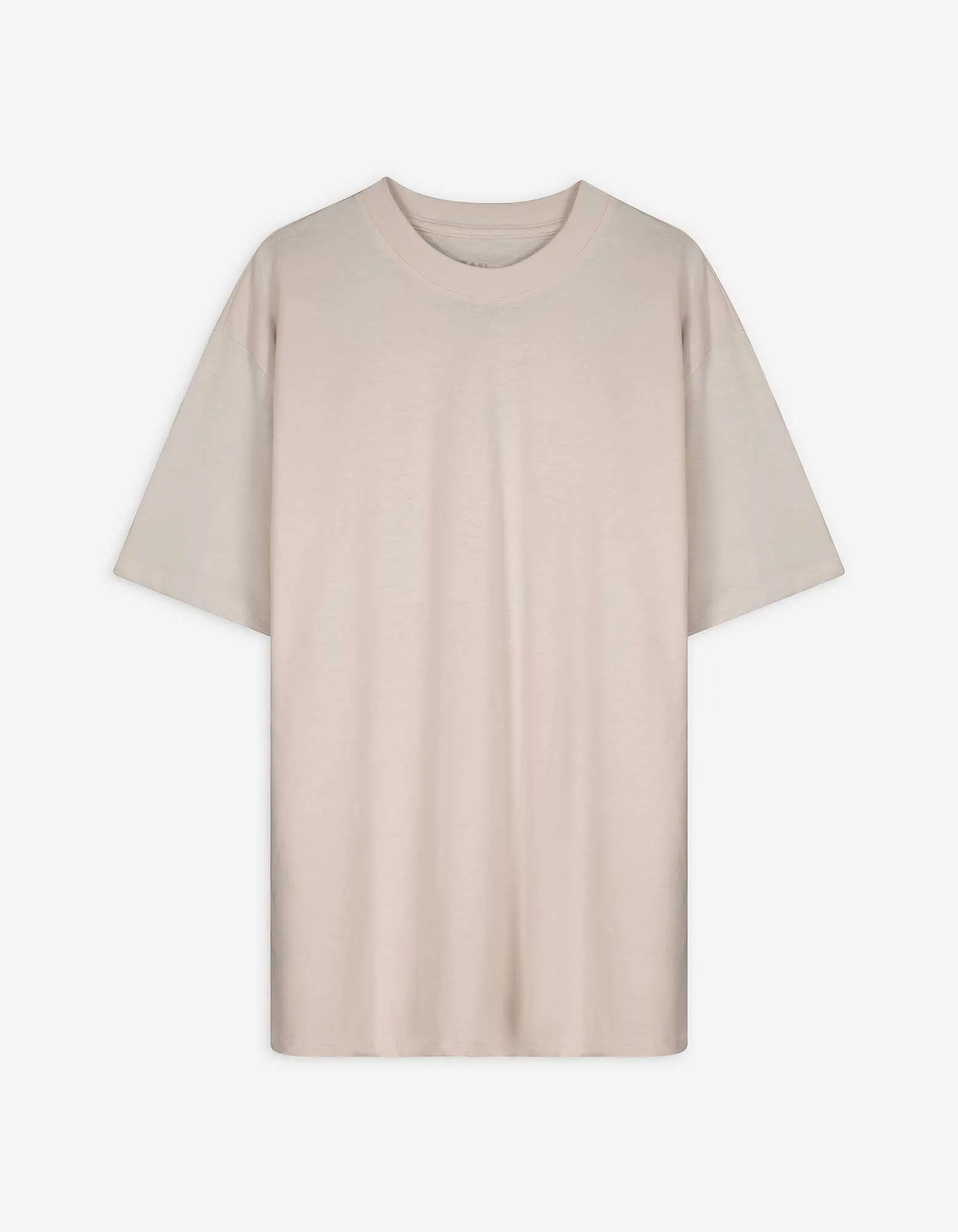 Tričko - Nadměrný střih Oversized Fit - béžová