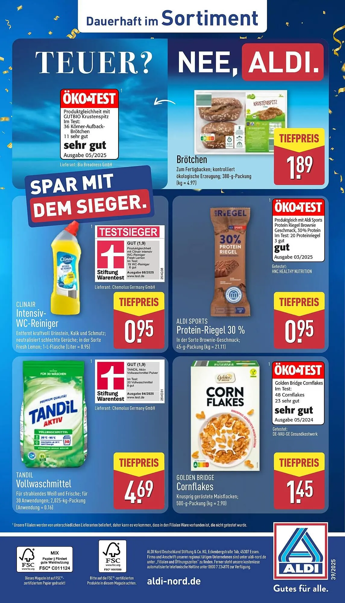 Aldi Nord Prospekt von 22. September bis 27. September 2025 - Prospekt seite 4