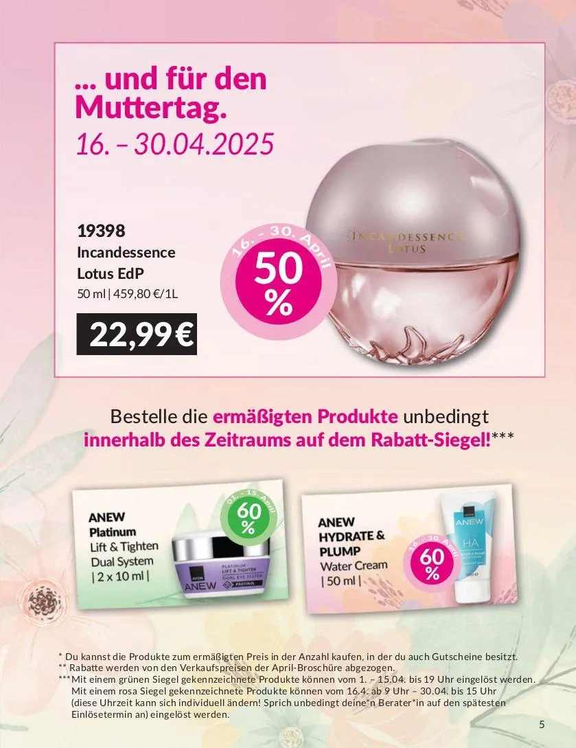 Avon Aktueller Prospekt von 9. April bis 23. April 2025 - Prospekt seite 5