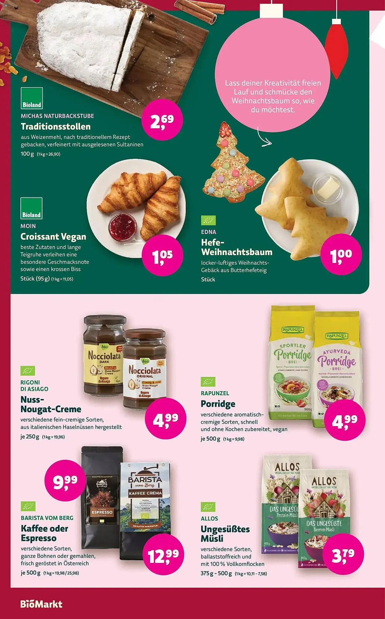 Biomarkt Prospekt von 3. Dezember bis 16. Dezember 2025 - Prospekt seite 8